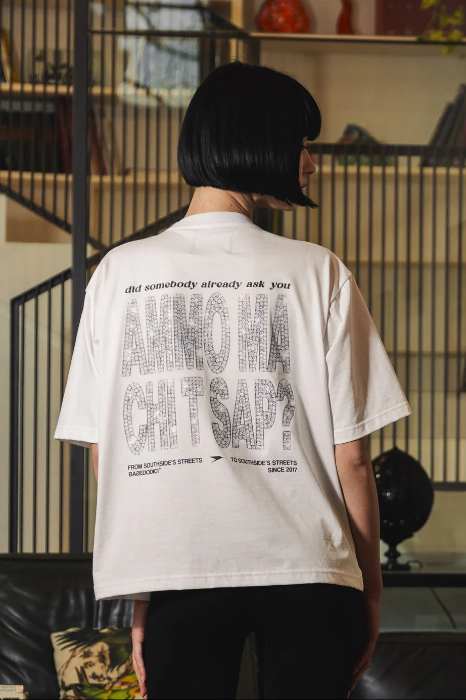 T-Shirt "AMMO" CHI'T'SAP White/Grillz