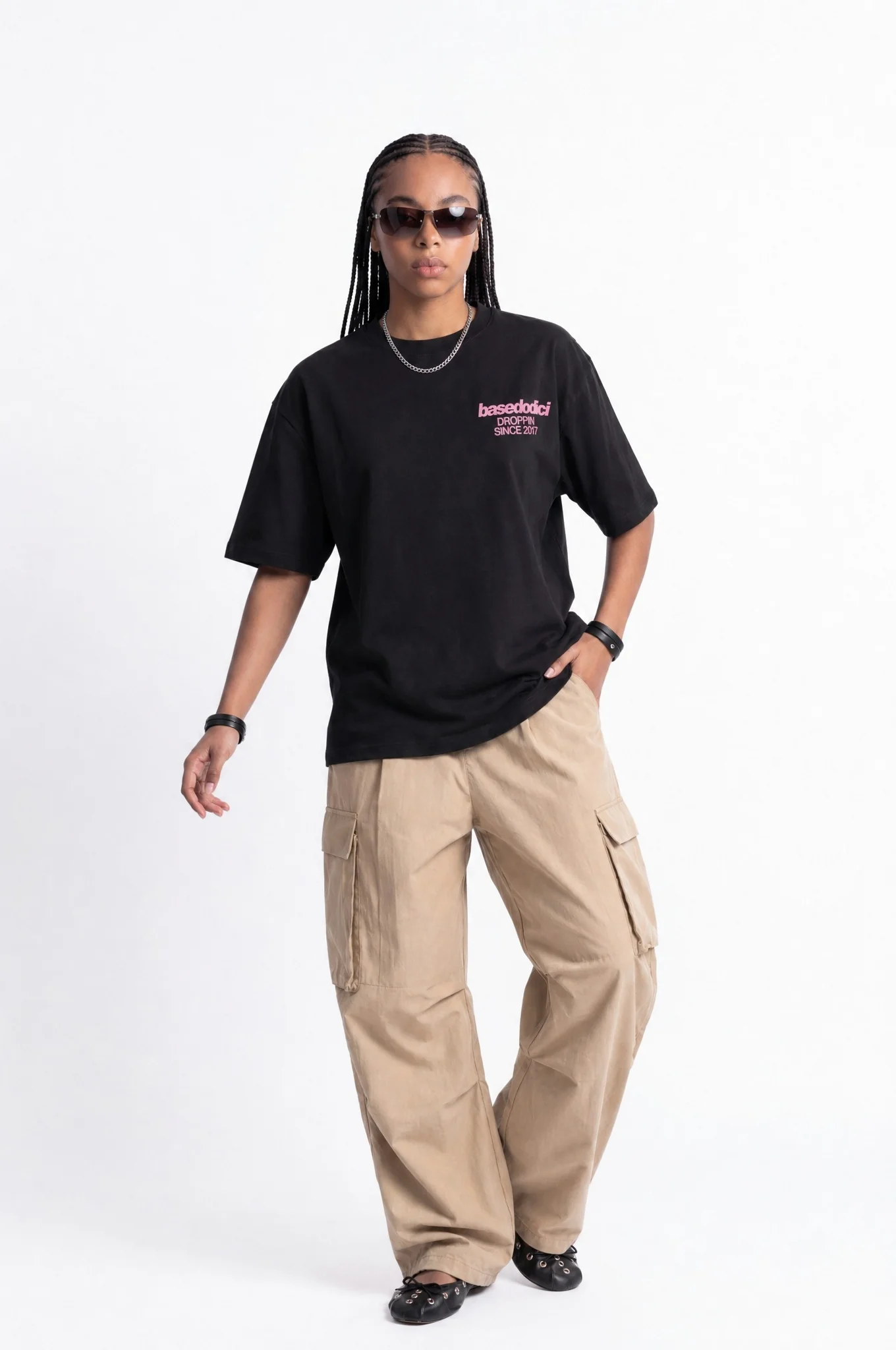 T-Shirt "COPY&PASTE" AmamiAncora Black/Pink - Image 9