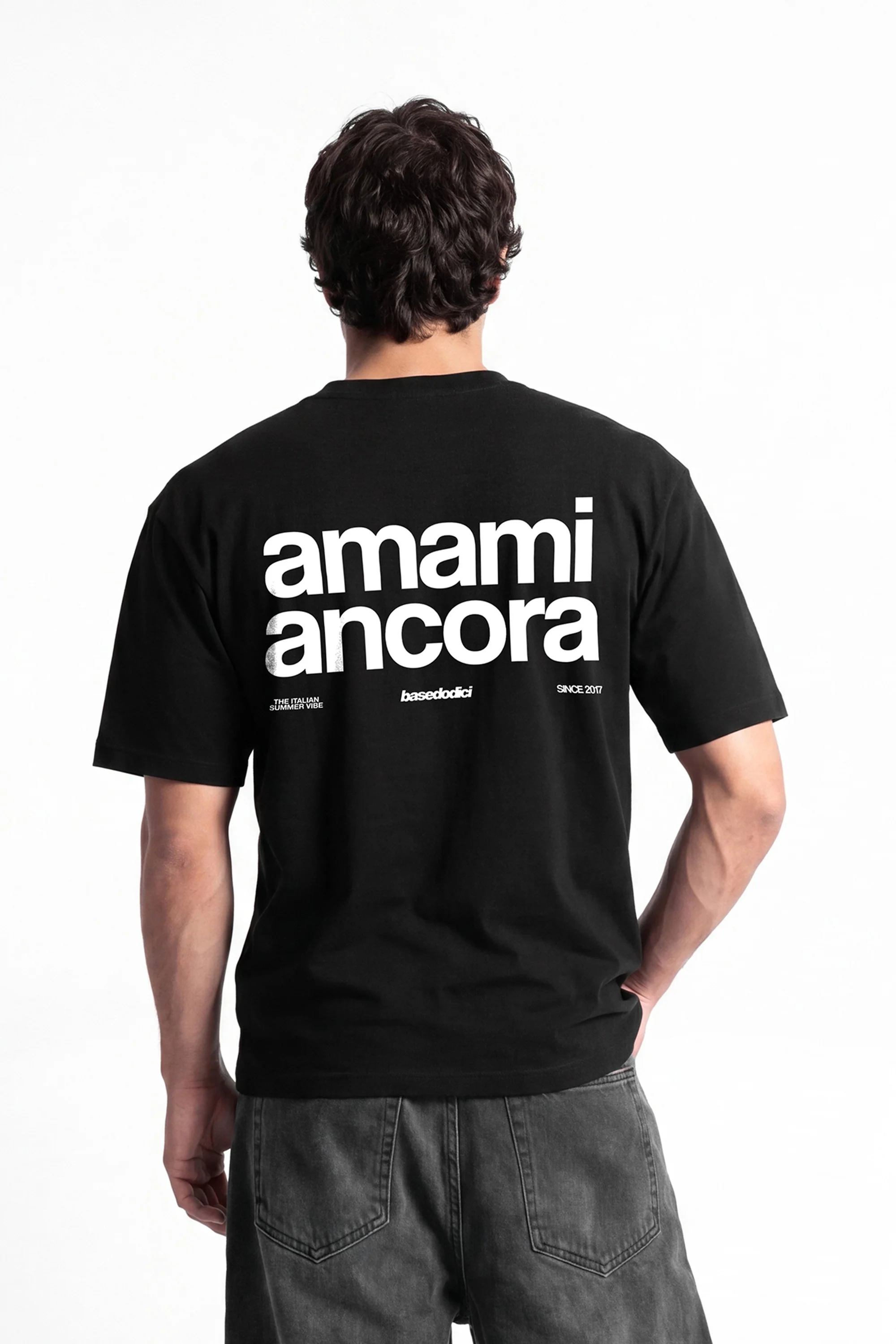 T-Shirt "COPY&PASTE" AmamiAncora Black/White - Image 2