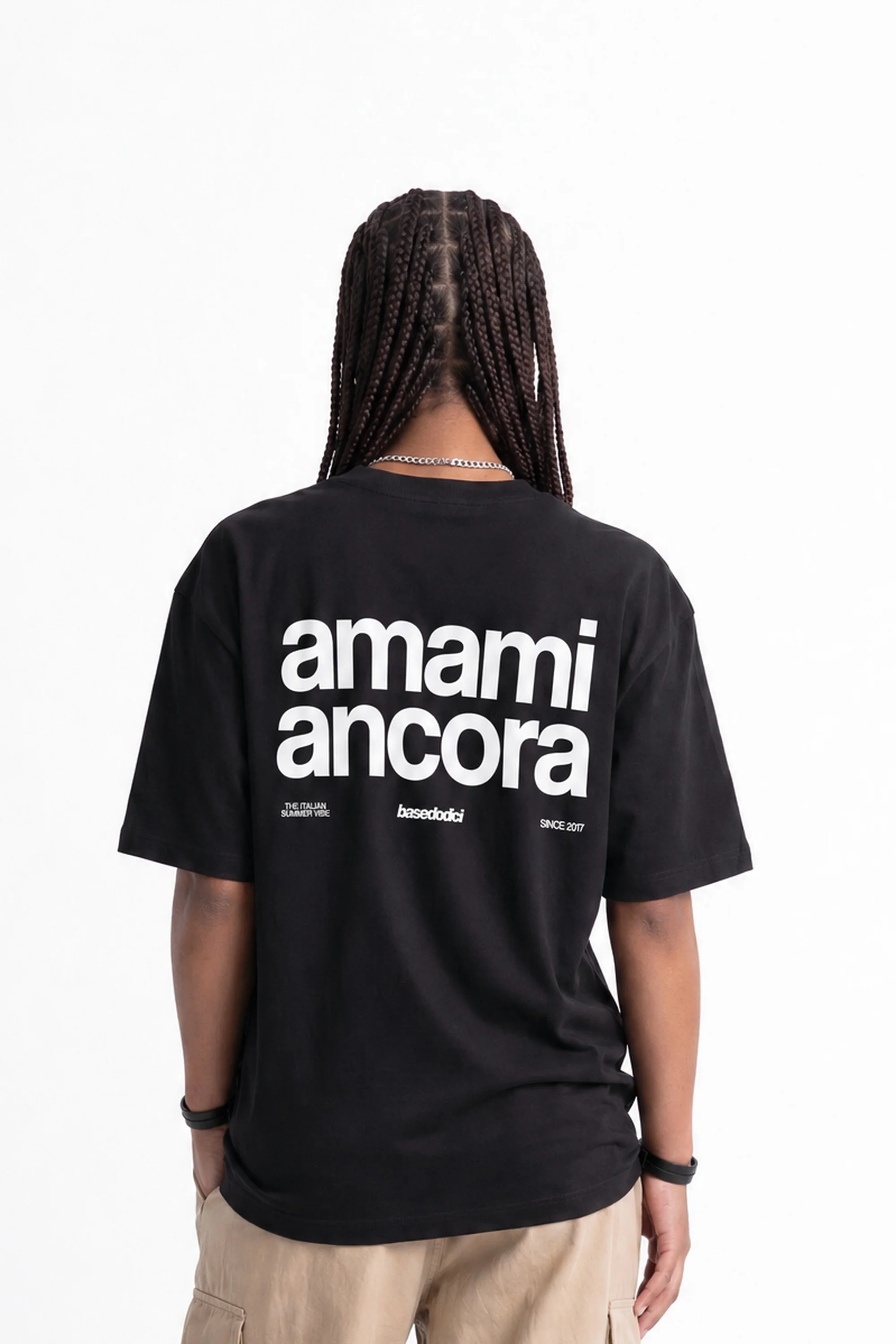 T-Shirt "COPY&PASTE" AmamiAncora Black/White - Image 4