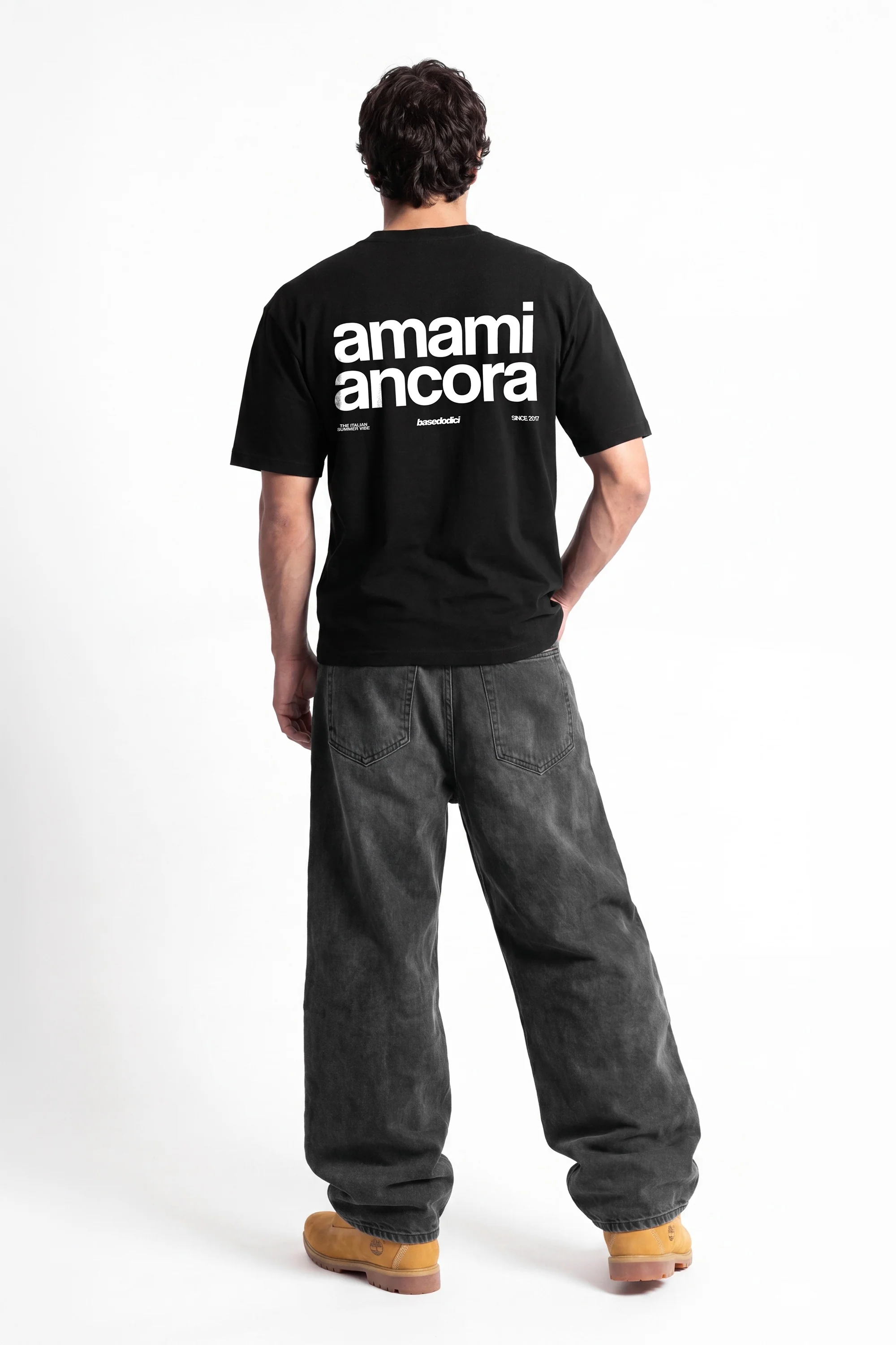 T-Shirt "COPY&PASTE" AmamiAncora Black/White - Image 7