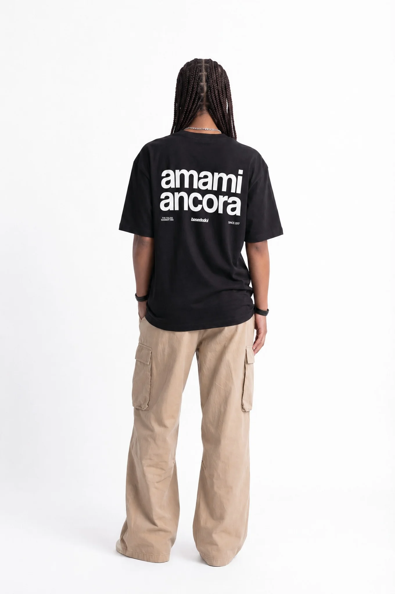 T-Shirt "COPY&PASTE" AmamiAncora Black/White - Image 9