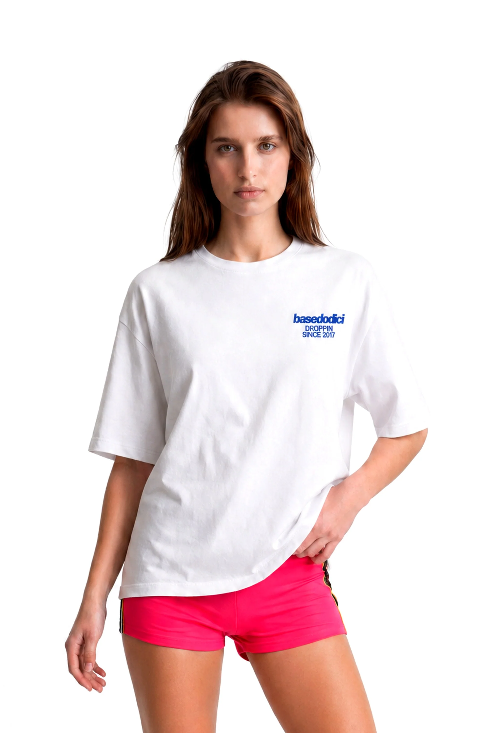 T-Shirt "COPY&PASTE" AmamiAncora White/Blue - Image 3