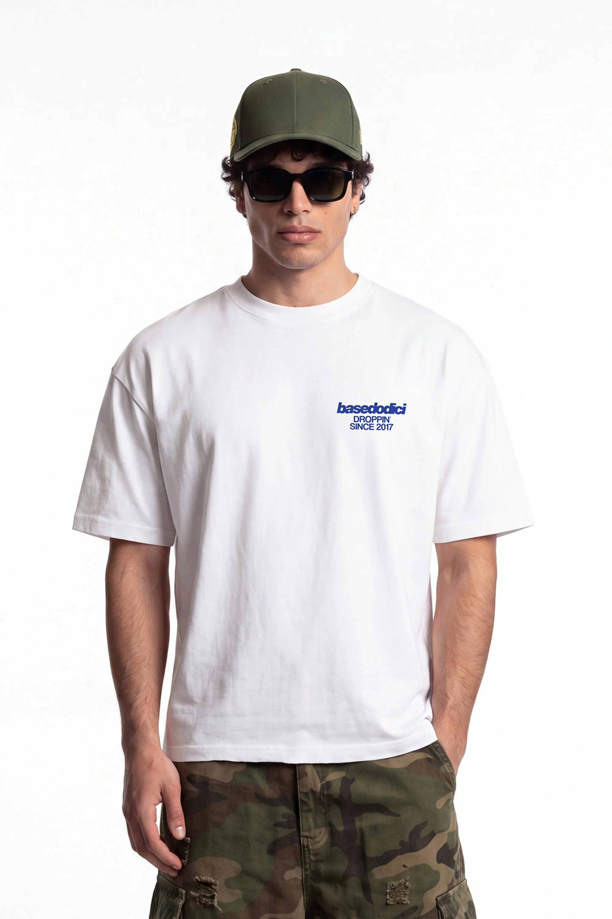 T-Shirt "COPY&PASTE" AmamiAncora White/Blue - Image 5