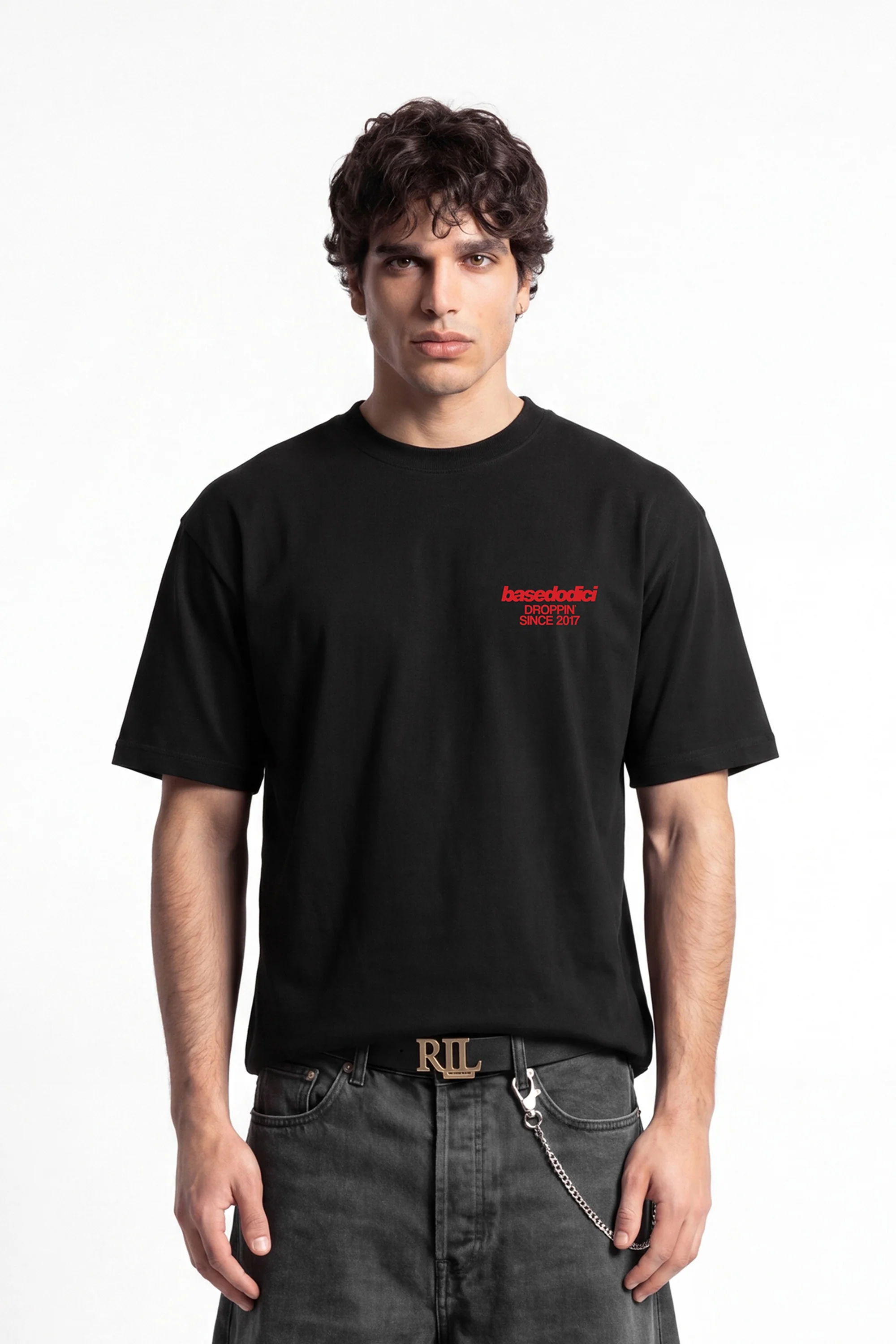 T-Shirt "COPY&PASTE" MiStaiSoffrendo Black/Red - Image 5