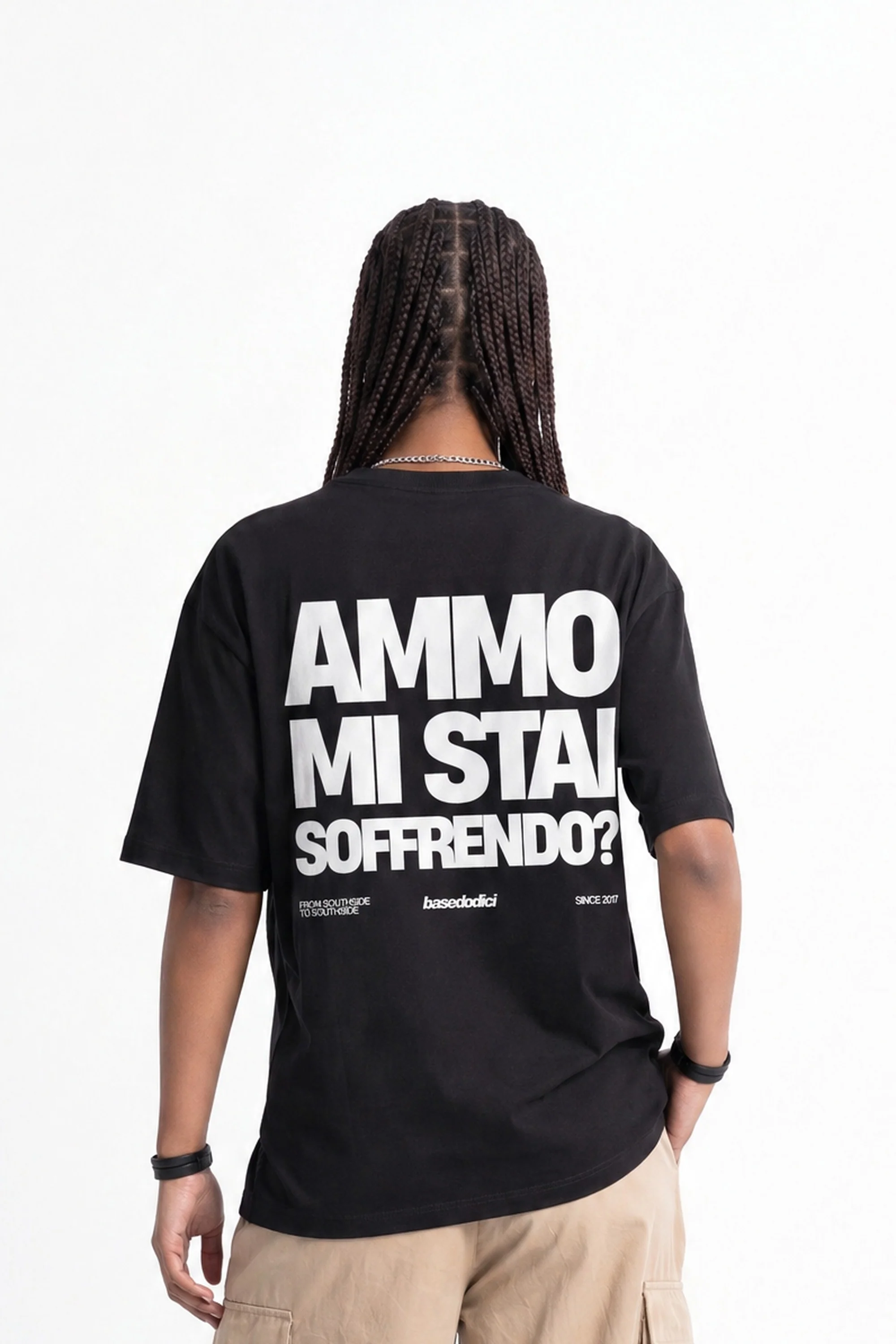 T-Shirt "COPY&PASTE" MiStaiSoffrendo Black/White - Image 4