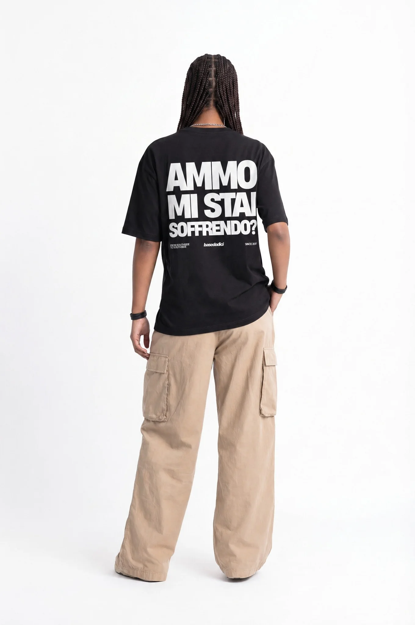 T-Shirt "COPY&PASTE" MiStaiSoffrendo Black/White - Image 9