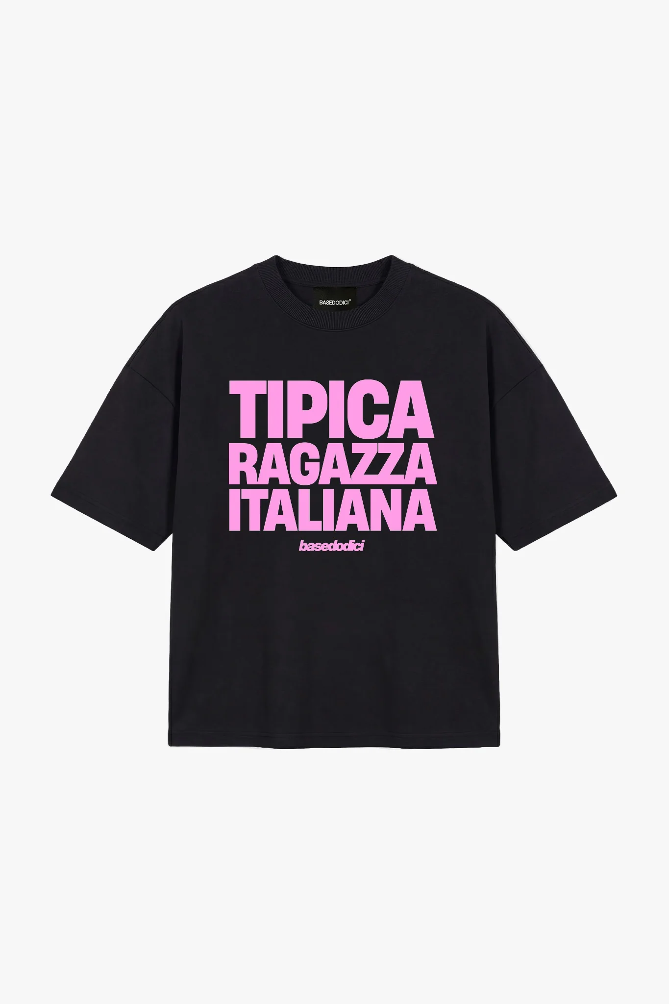 T-Shirt "COPY&PASTE" RagazzaItaliana Black/Pink