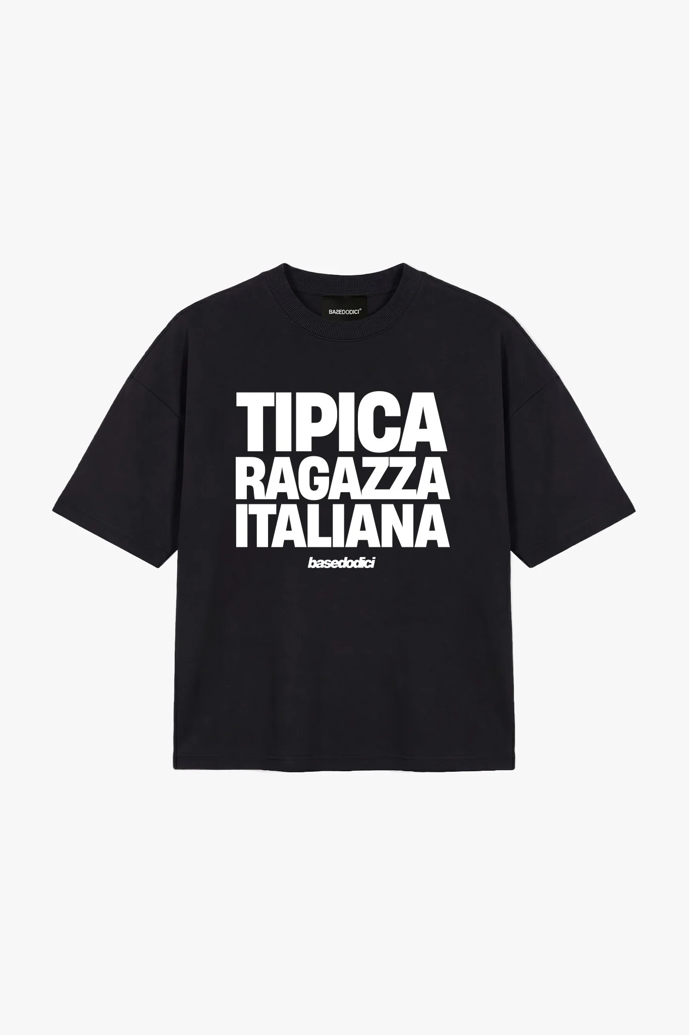 T-Shirt "COPY&PASTE" RagazzaItaliana Black/White