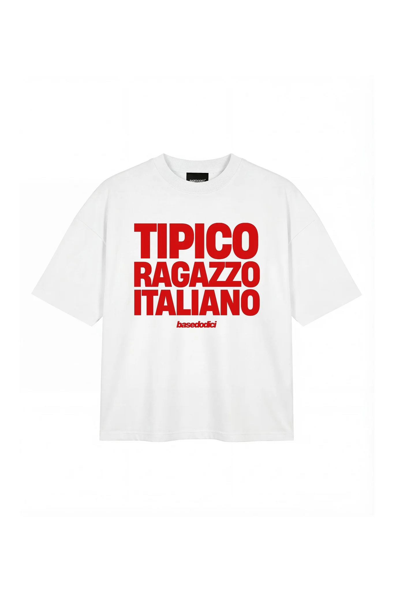 T-Shirt "COPY&PASTE" RagazzoItaliano White/Red