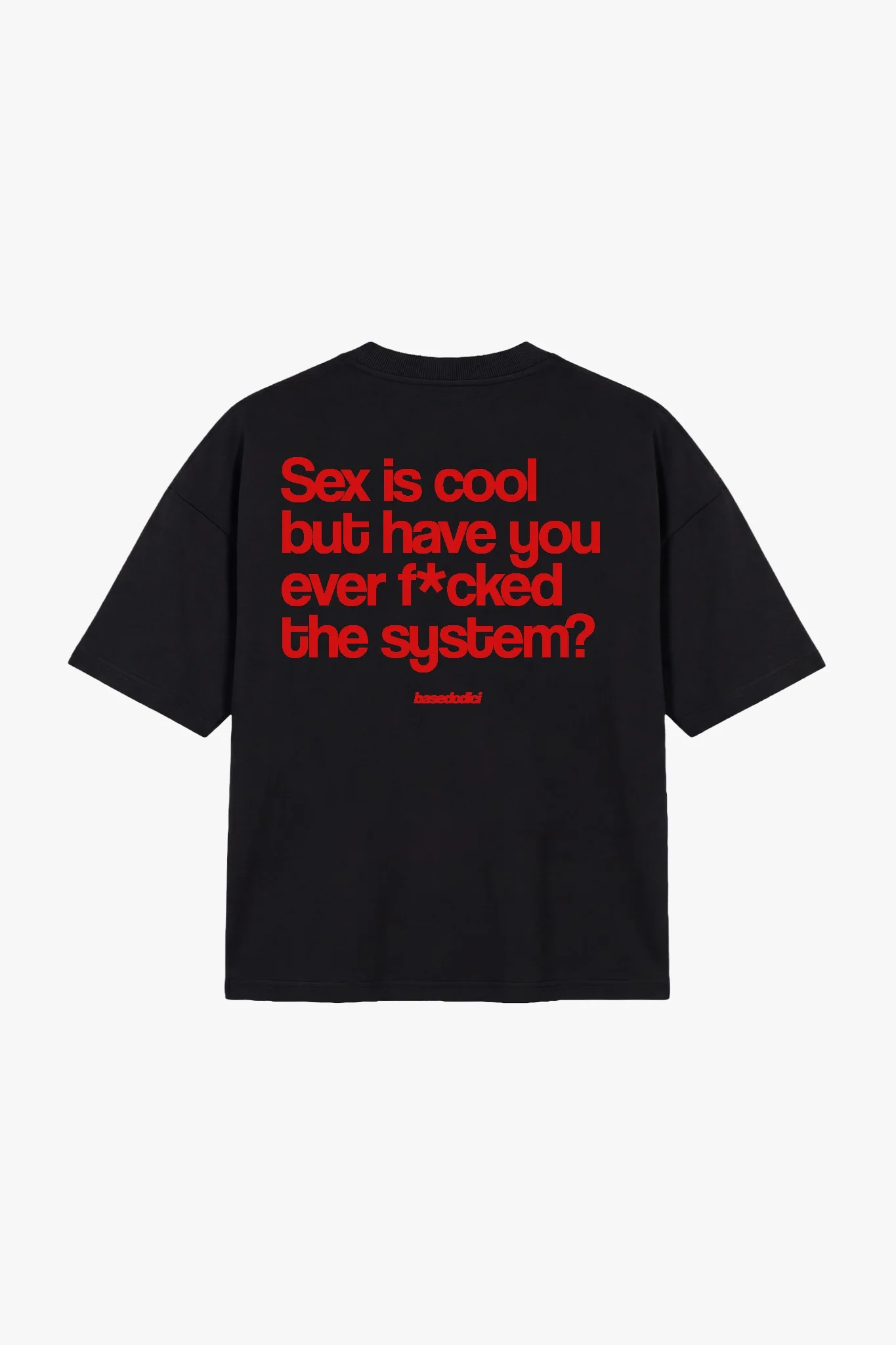 T-Shirt "COPY&PASTE" SexIsCool Black/Red