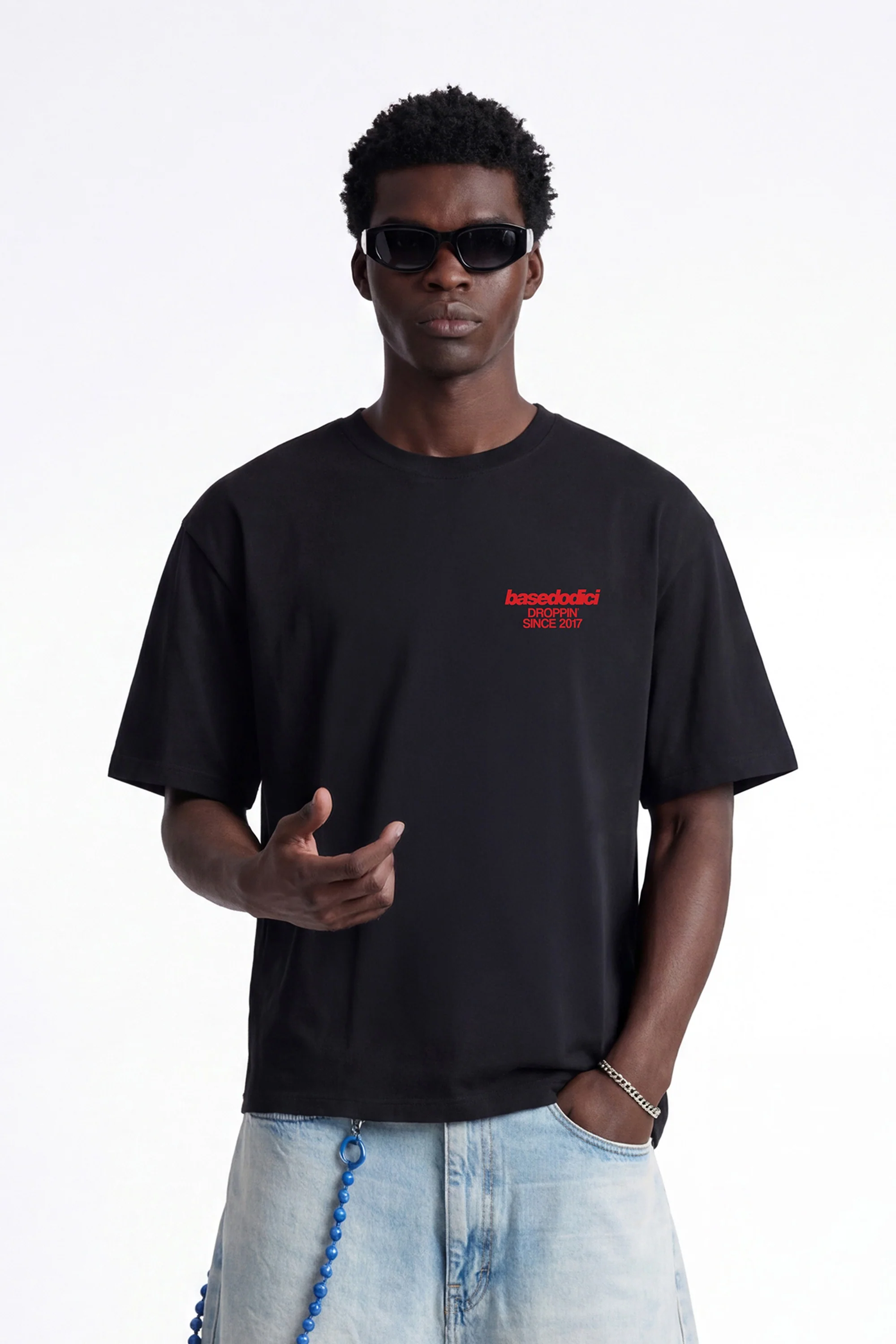 T-Shirt "COPY&PASTE" SexIsCool Black/Red - Image 2