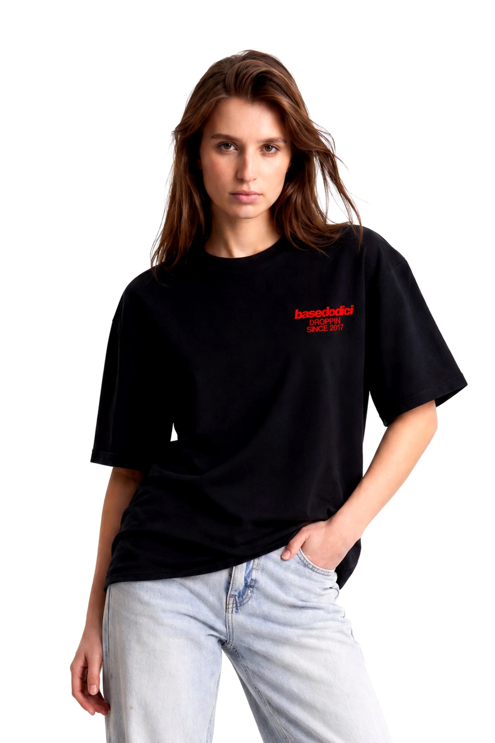 T-Shirt "COPY&PASTE" SexIsCool Black/Red - Image 5