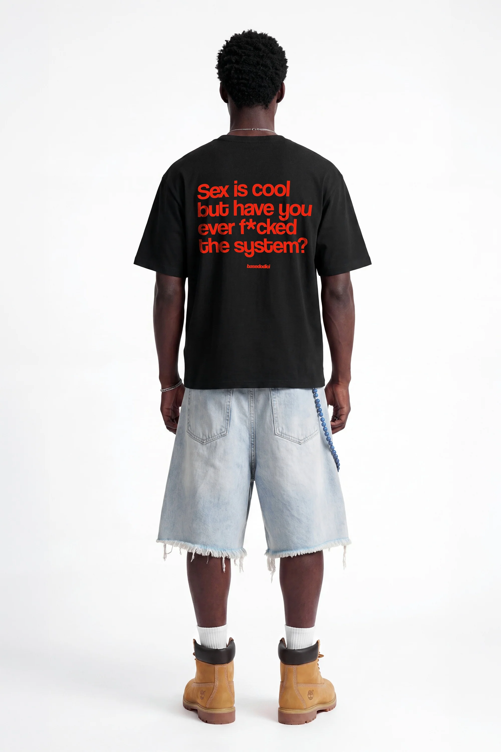 T-Shirt "COPY&PASTE" SexIsCool Black/Red - Image 7