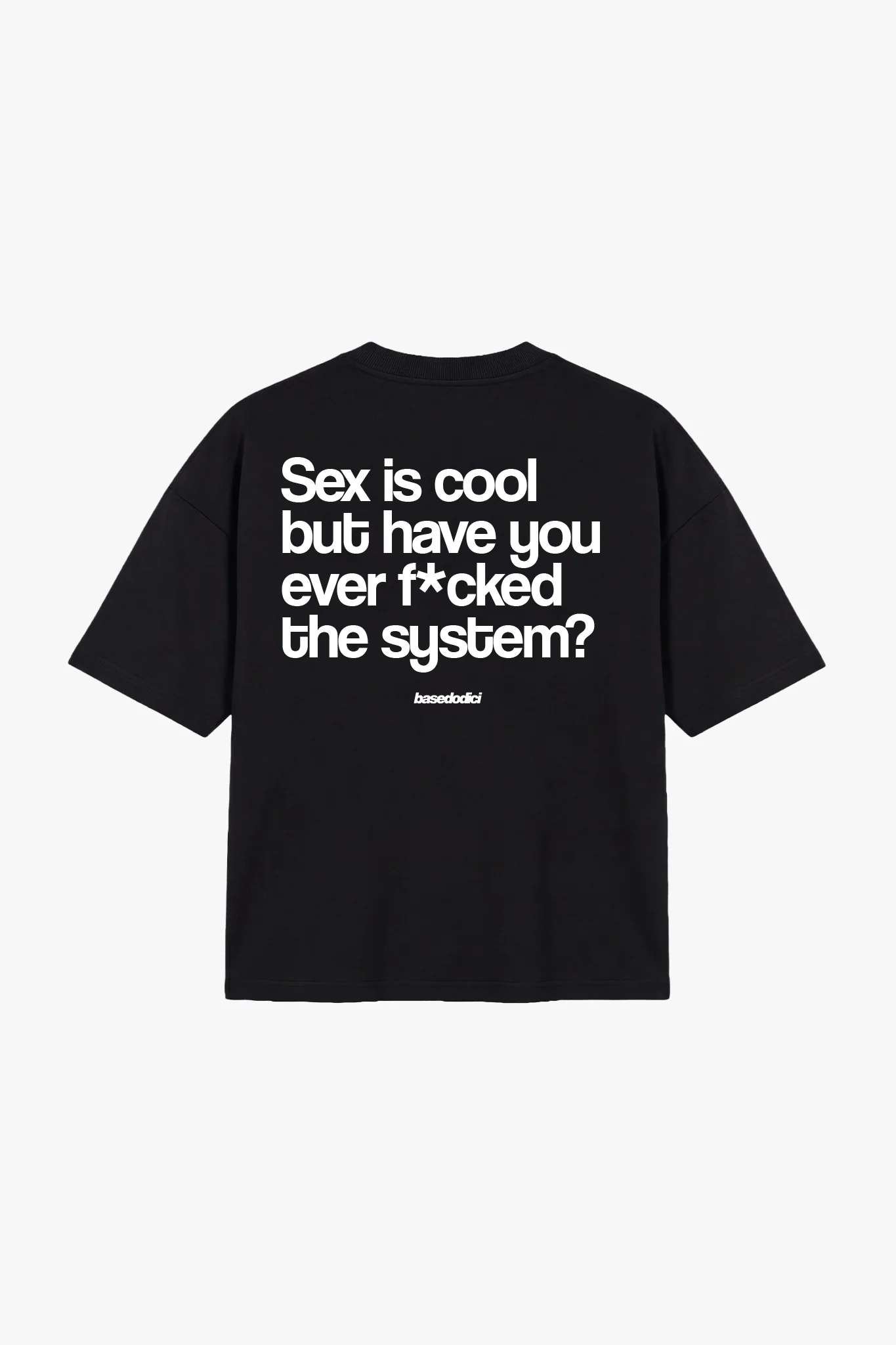 T-Shirt "COPY&PASTE" SexIsCool Black/White