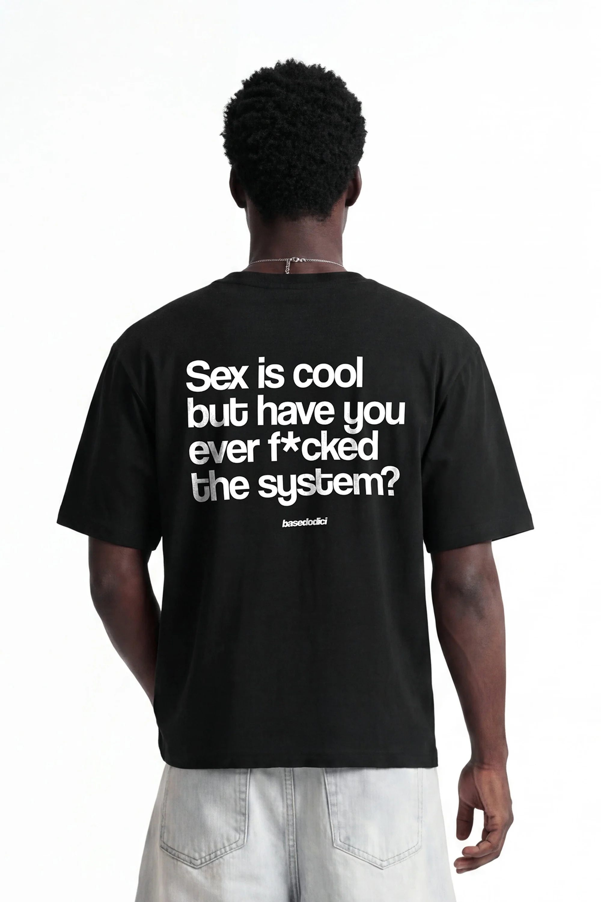 T-Shirt "COPY&PASTE" SexIsCool Black/White - Image 2