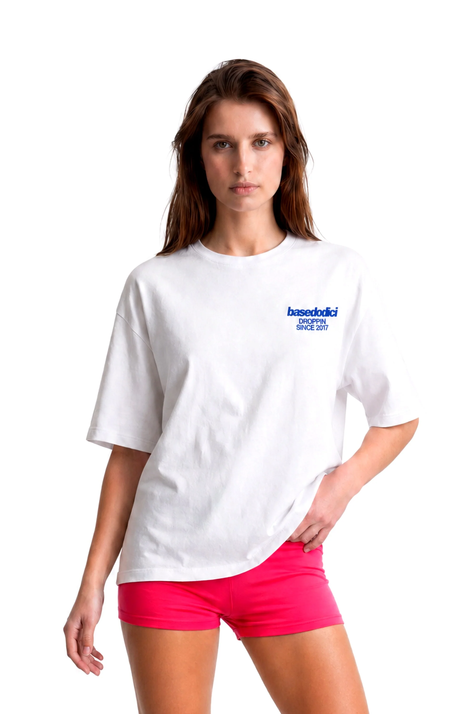T-Shirt "COPY&PASTE" SexIsCool White/Blue - Image 5