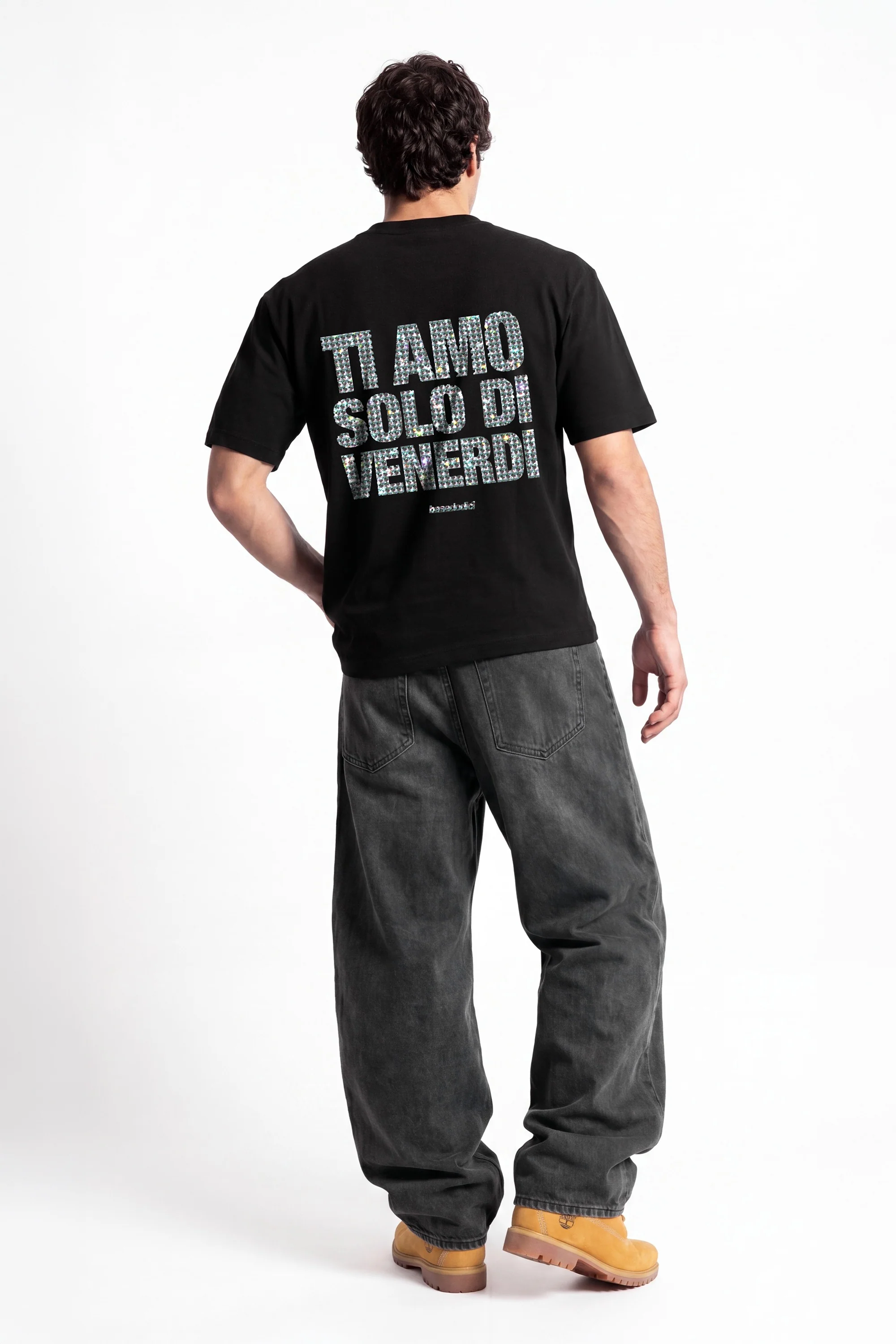 T-Shirt "COPY&PASTE" TiAmoVenerdì Black/Grillz - Image 9