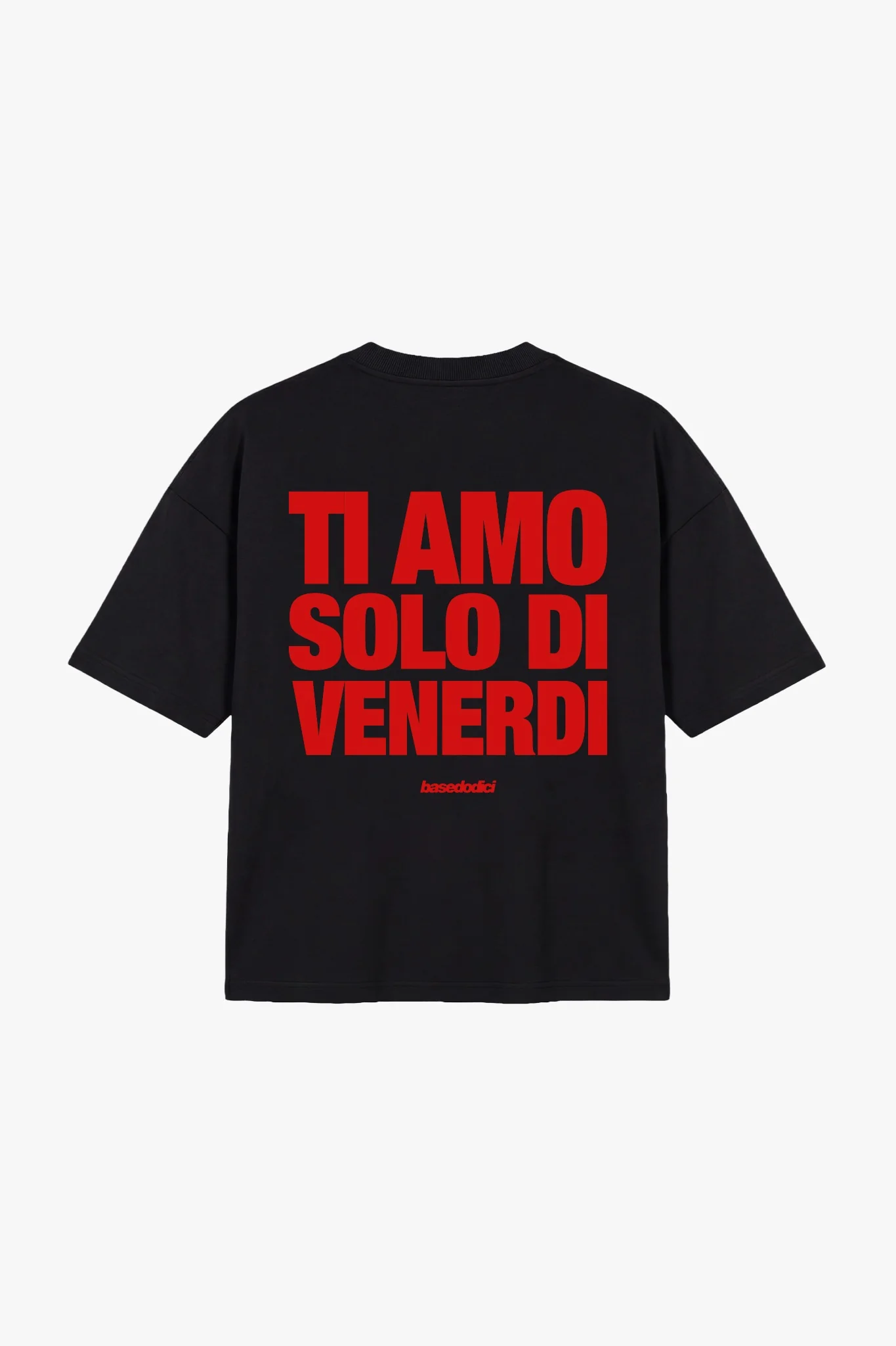 T-Shirt "COPY&PASTE" TiAmoVenerdì Black/Red