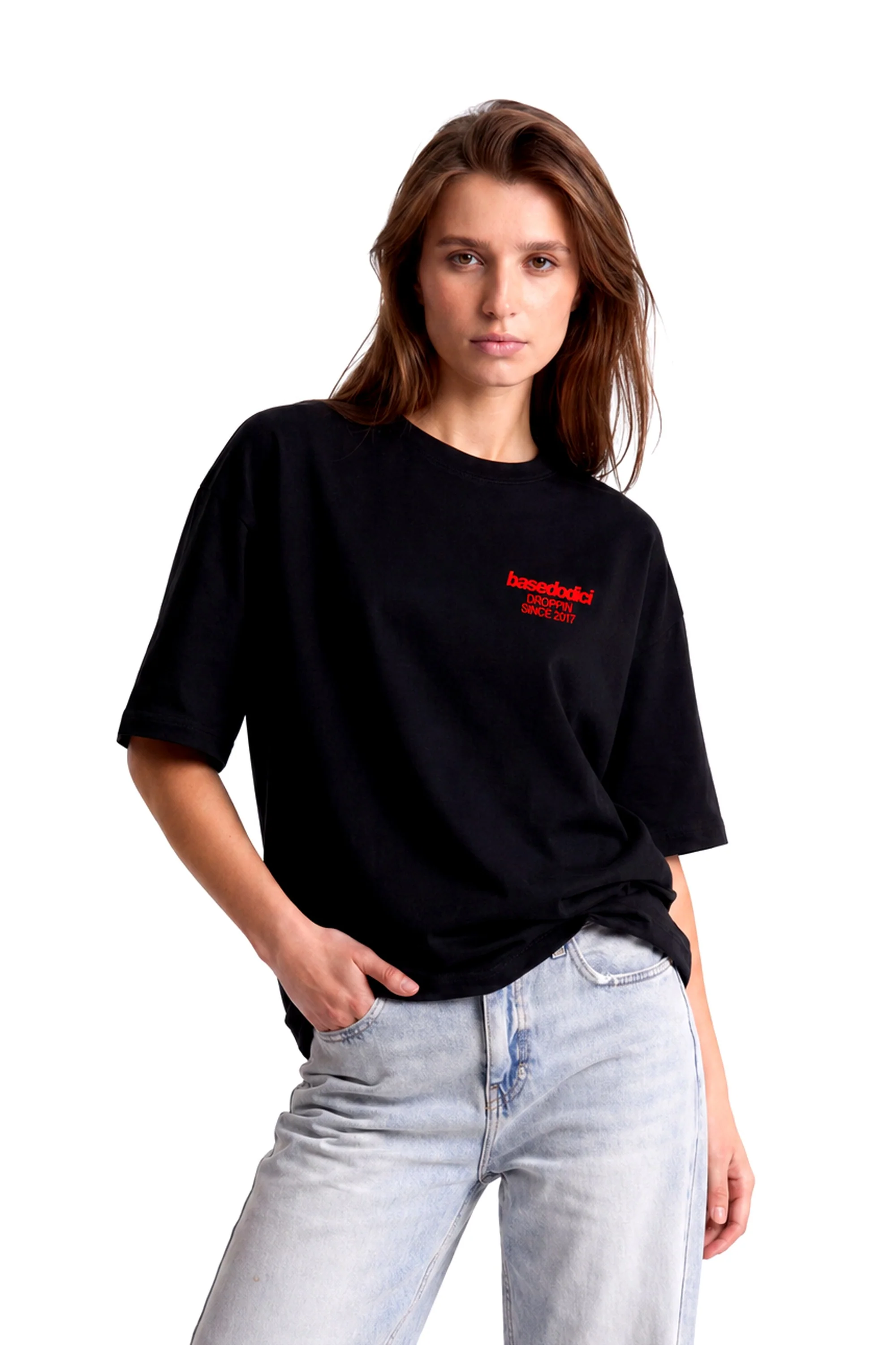 T-Shirt "COPY&PASTE" TiAmoVenerdì Black/Red - Image 5