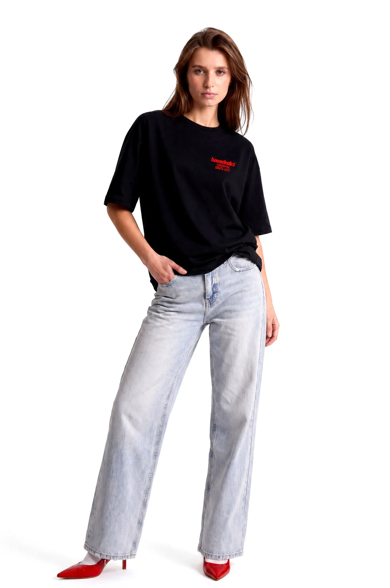 T-Shirt "COPY&PASTE" TiAmoVenerdì Black/Red - Image 8