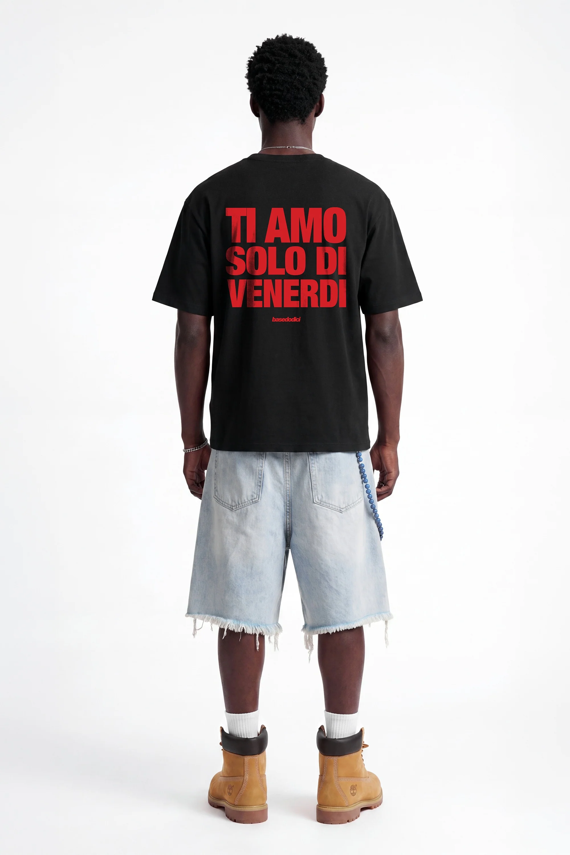 T-Shirt "COPY&PASTE" TiAmoVenerdì Black/Red - Image 9
