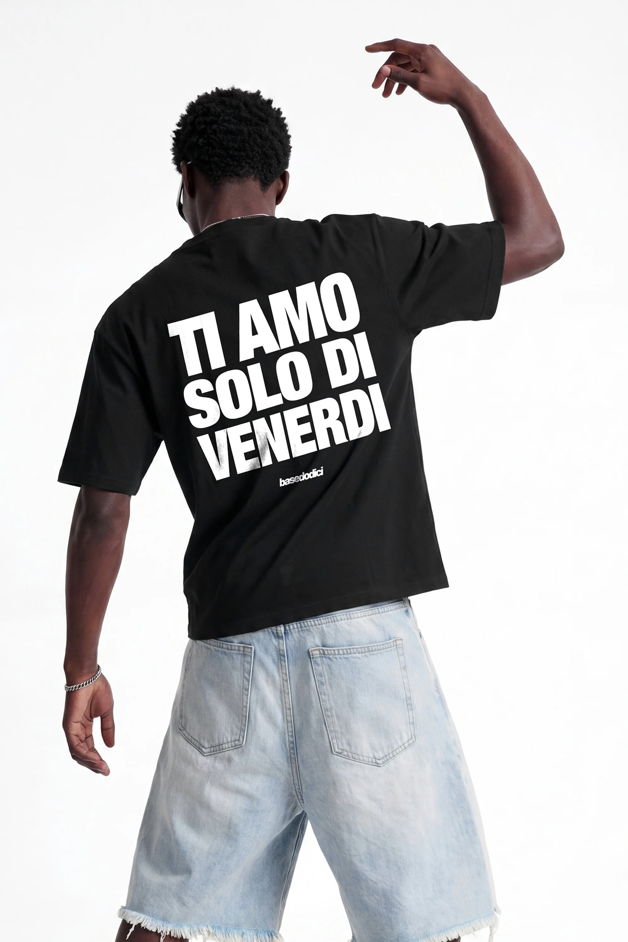 T-Shirt "COPY&PASTE" TiAmoVenerdì Black/White - Image 2