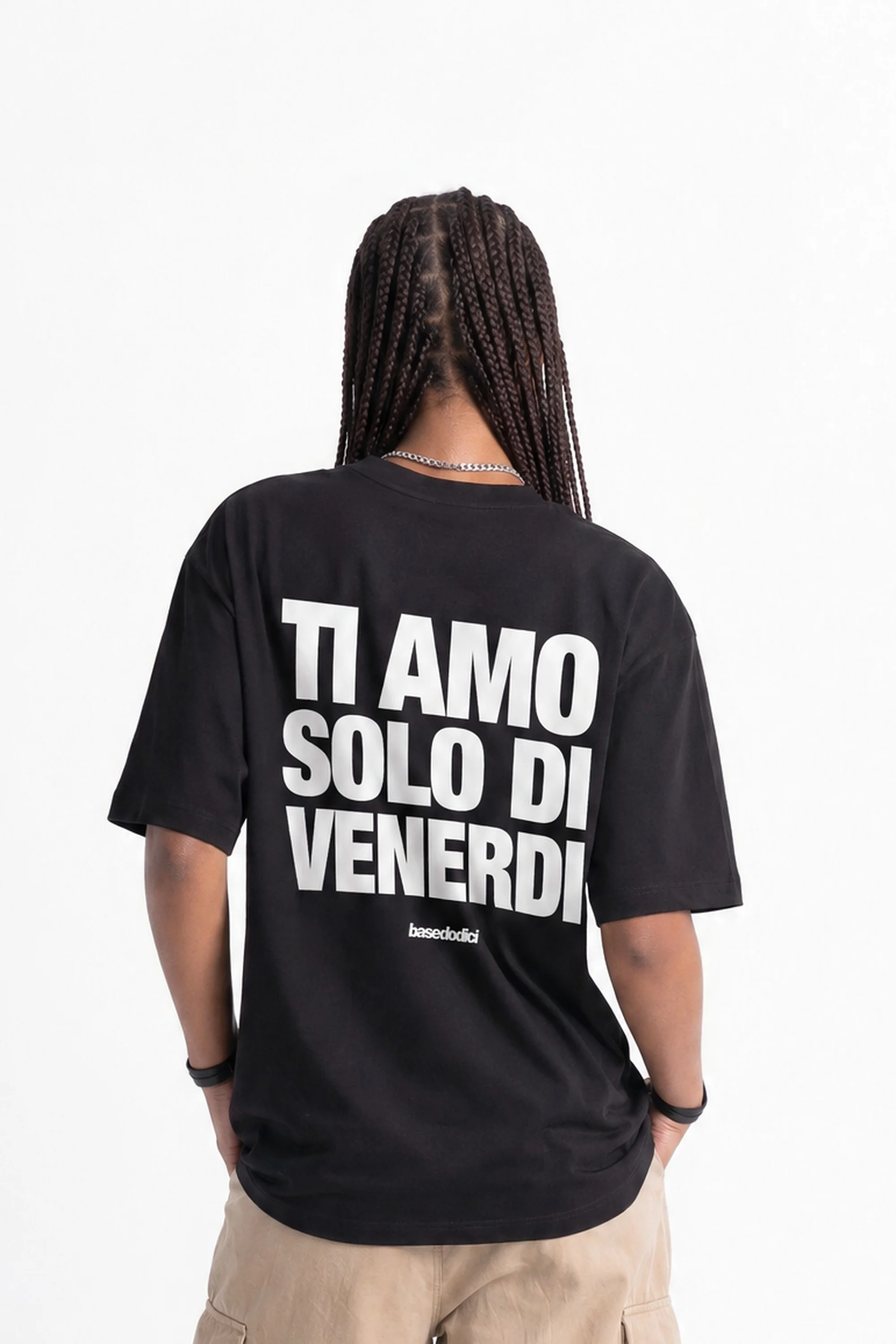 T-Shirt "COPY&PASTE" TiAmoVenerdì Black/White - Image 4