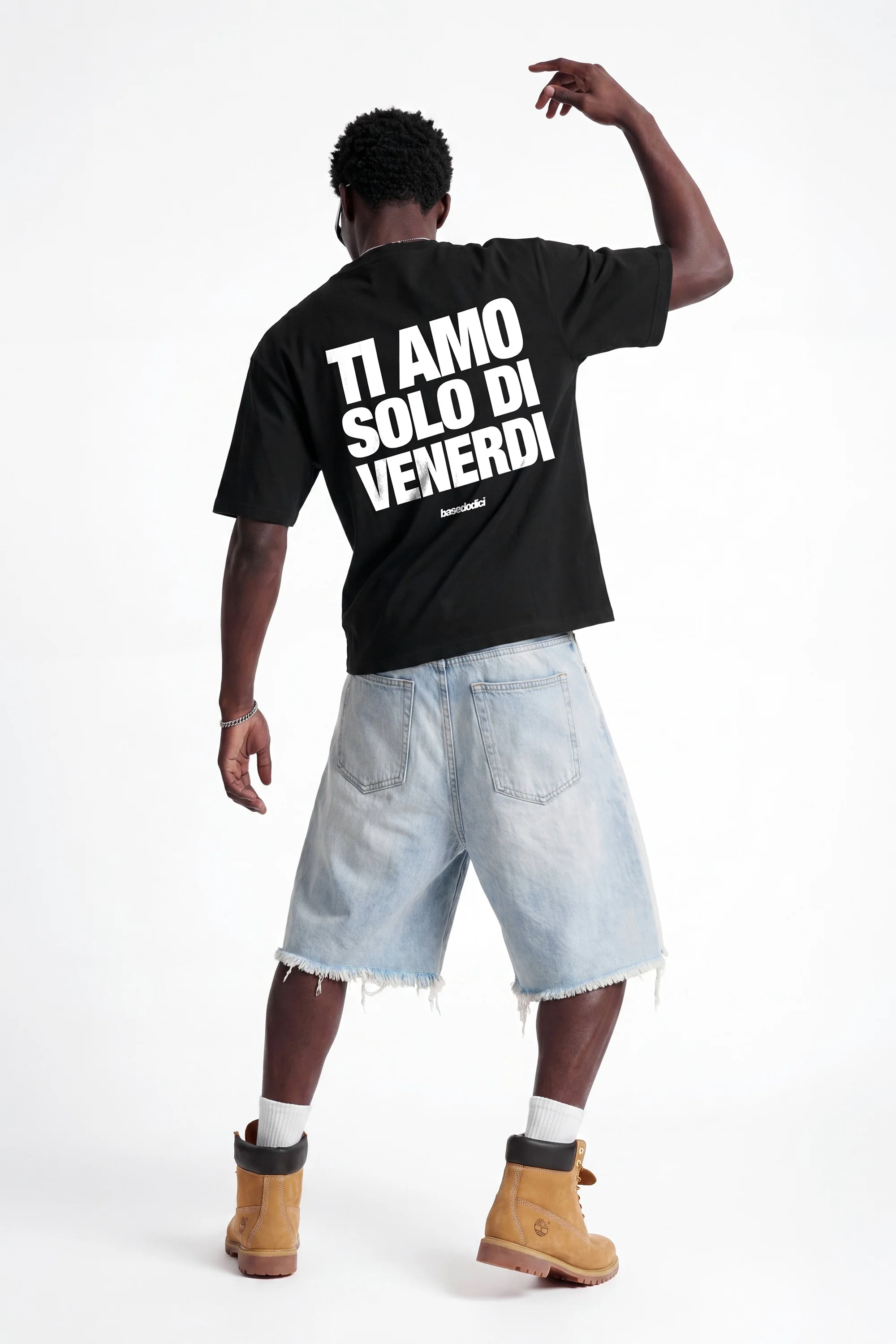 T-Shirt "COPY&PASTE" TiAmoVenerdì Black/White - Image 7