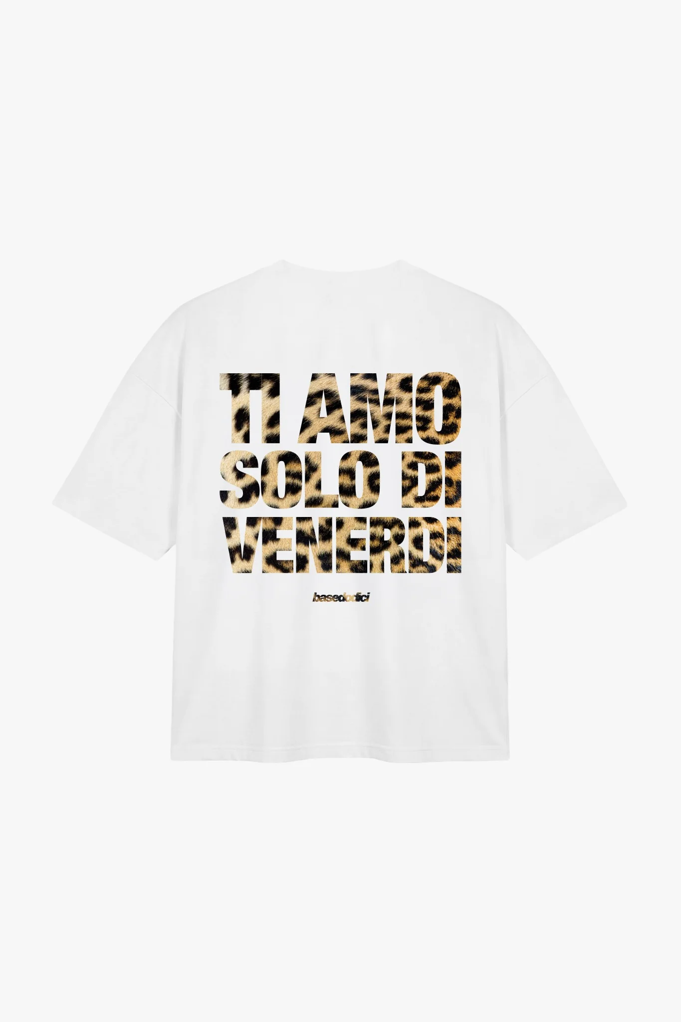 T-Shirt "COPY&PASTE" TiAmoVenerdì White/Animalier - Image 2