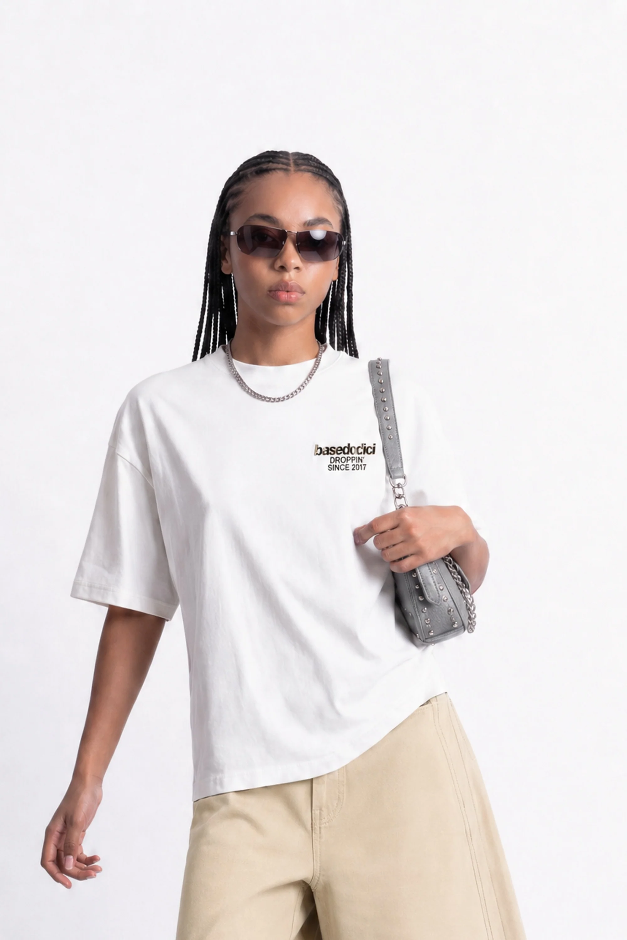 T-Shirt "COPY&PASTE" TiAmoVenerdì White/Animalier - Image 3