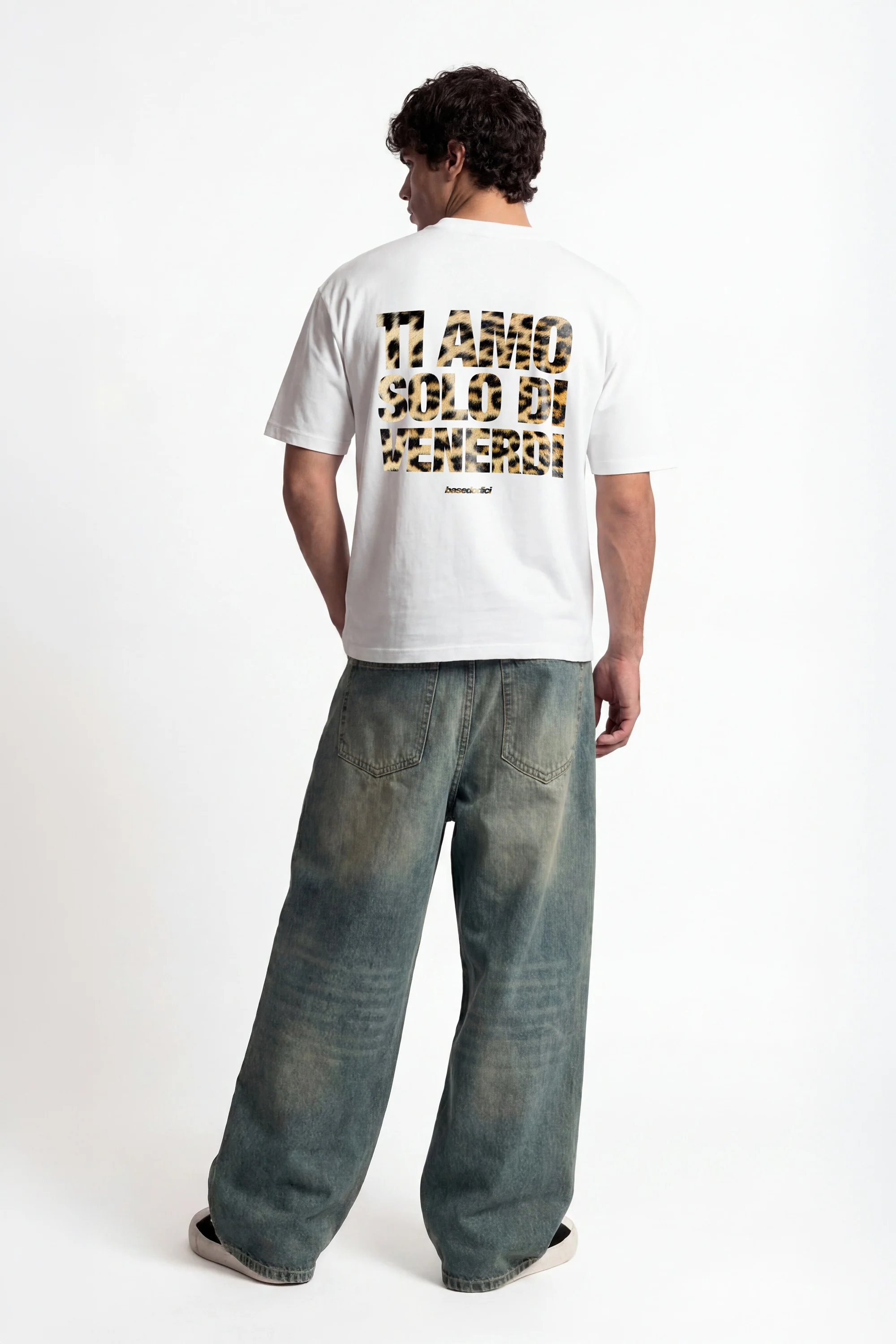 T-Shirt "COPY&PASTE" TiAmoVenerdì White/Animalier - Image 9