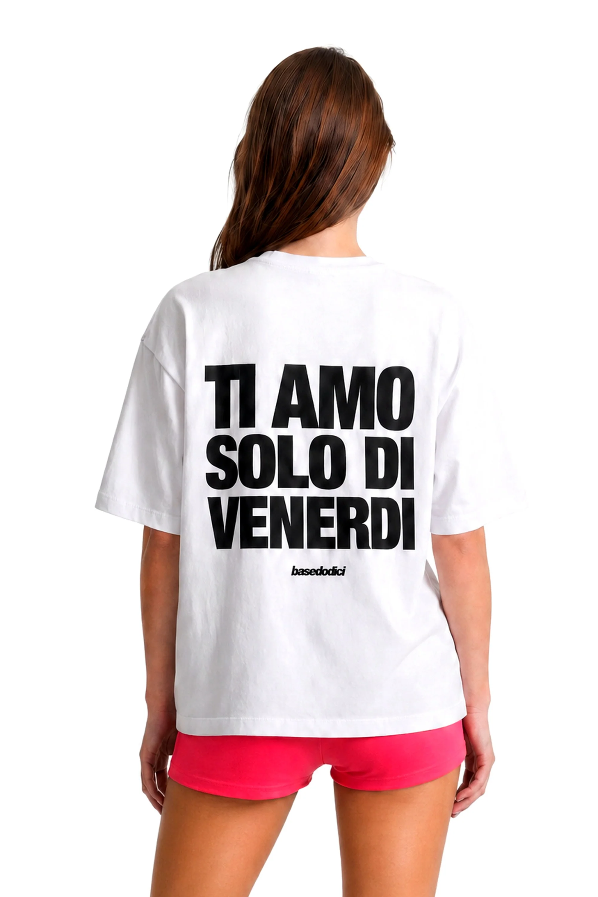 T-Shirt "COPY&PASTE" TiAmoVenerdì White/Black - Image 4