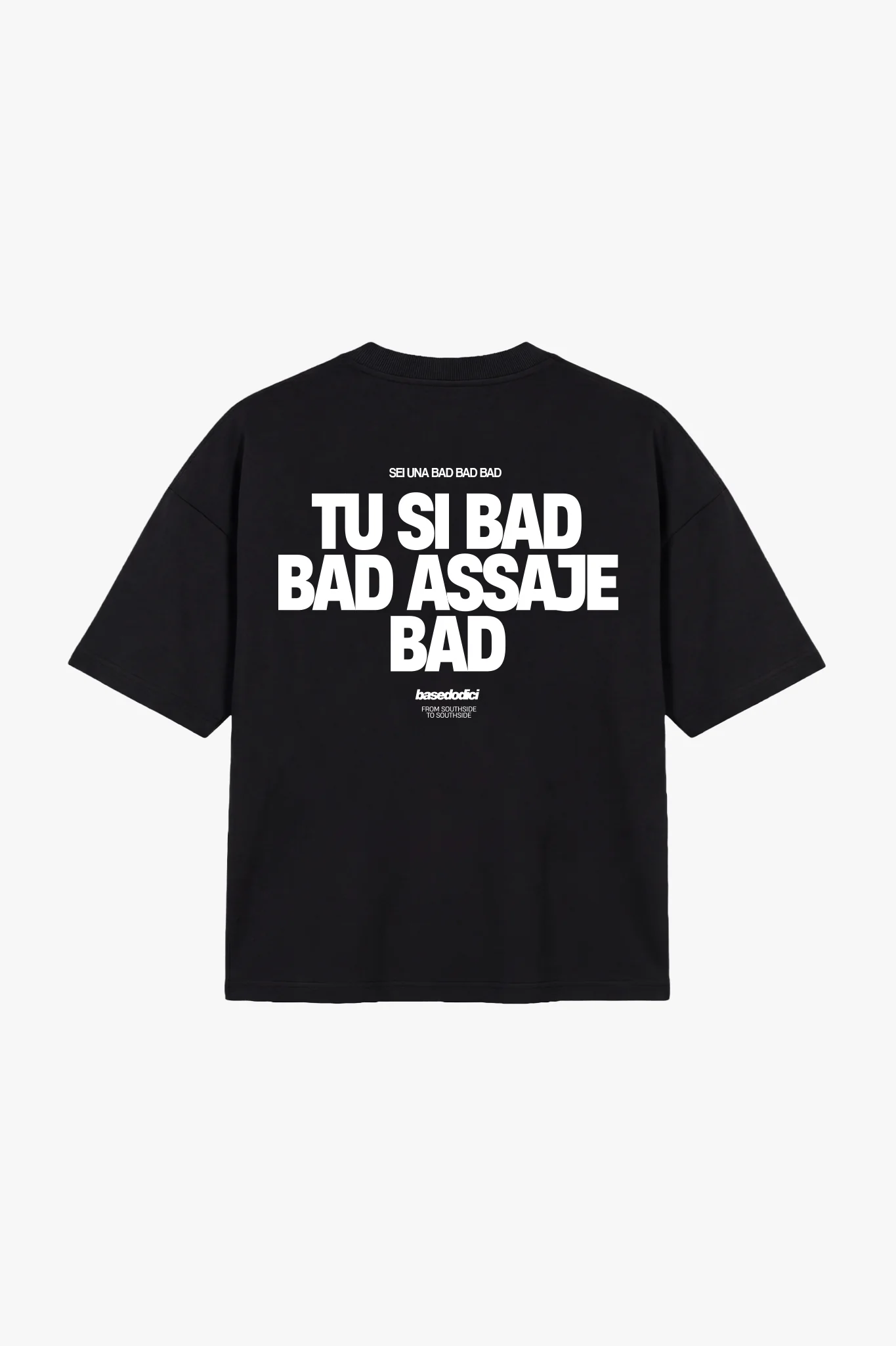 T-Shirt "COPY&PASTE" TU SI BAD BAD Black/White