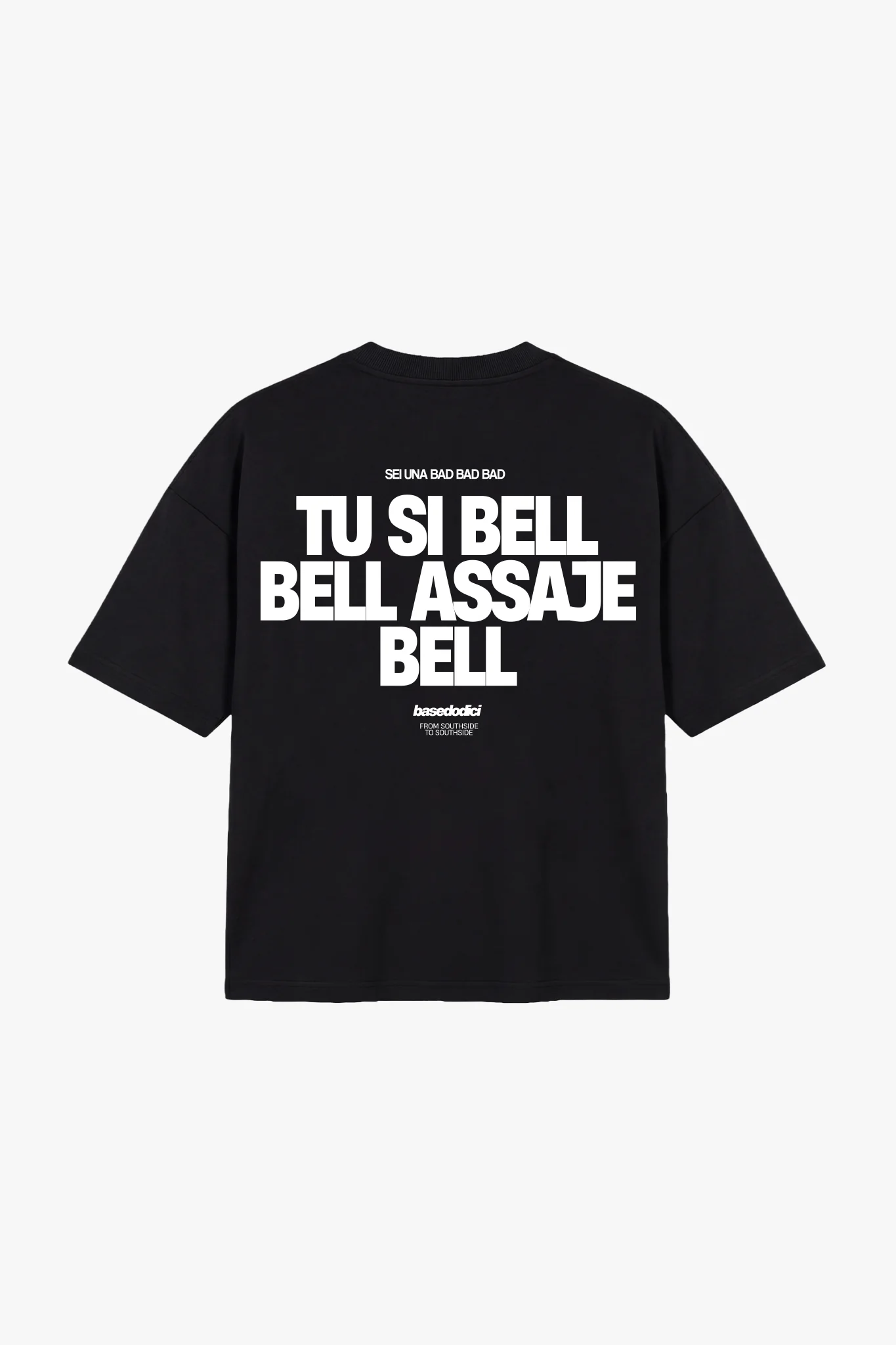 T-Shirt "COPY&PASTE" TU SI BELL BELL Black/White