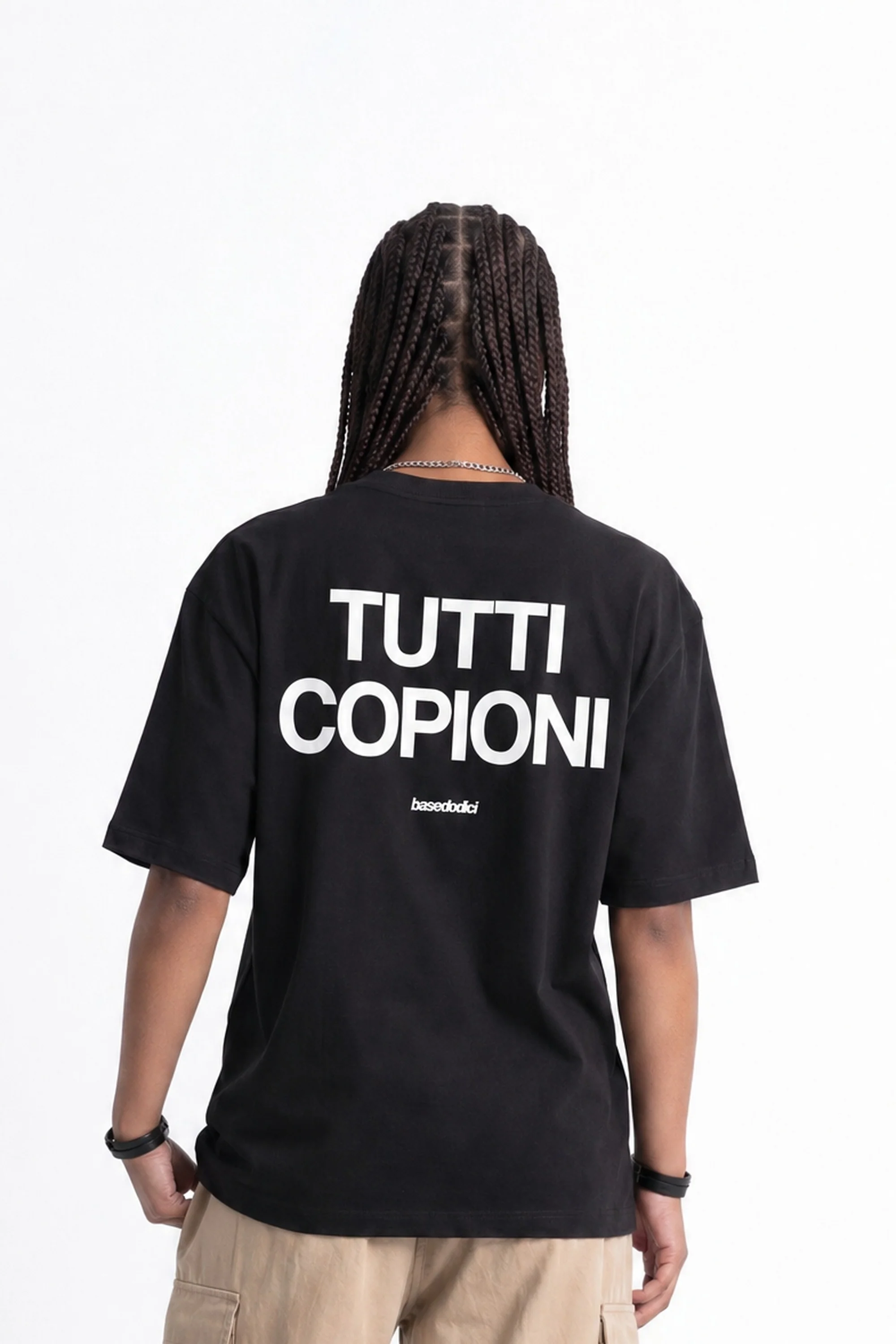T-Shirt "COPY&PASTE" TuttiCopioni Black/White - Image 4