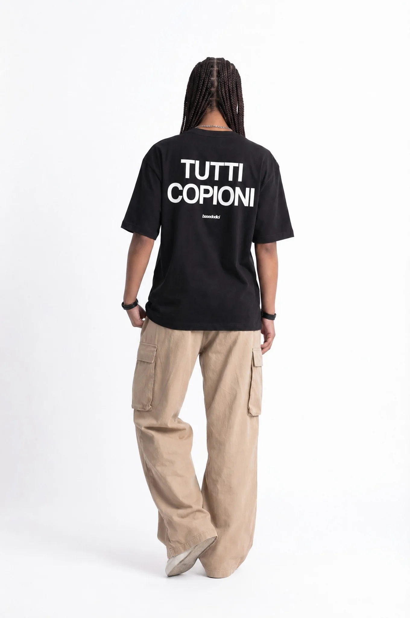 T-Shirt "COPY&PASTE" TuttiCopioni Black/White - Image 9