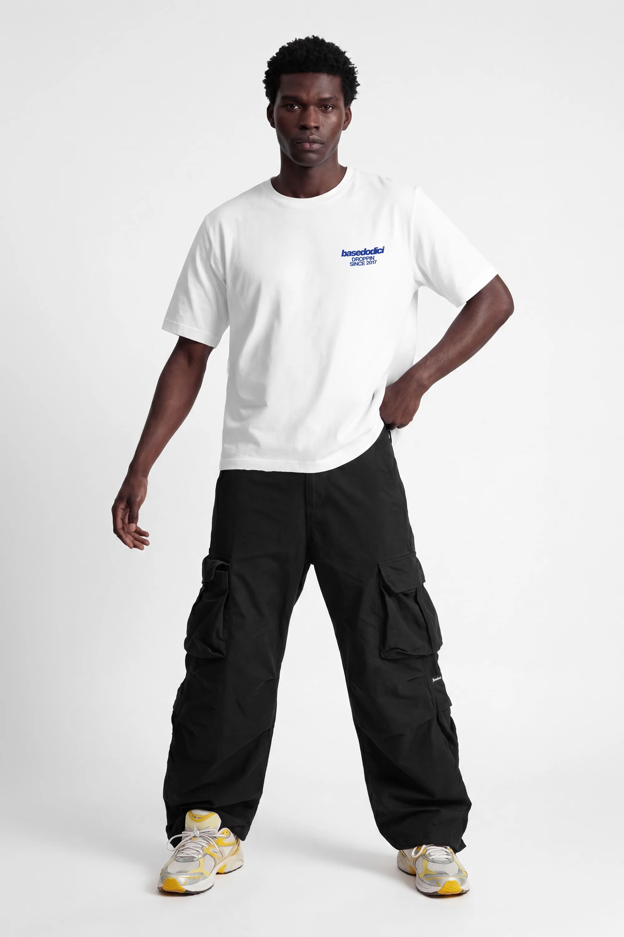 T-Shirt "COPY&PASTE" TuttiCopioni White/Blue - Image 8