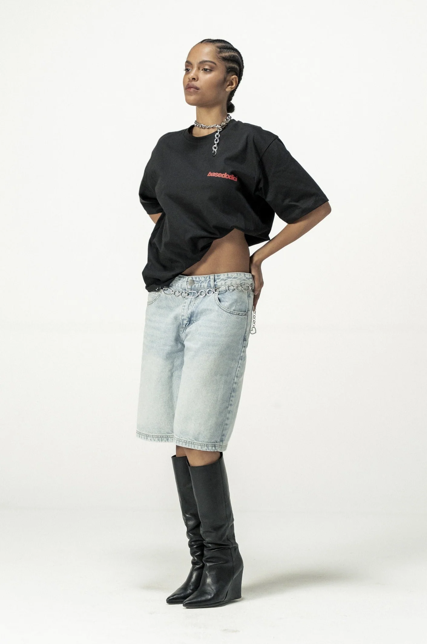 T-Shirt "DIVA" KissMe Black - Image 11