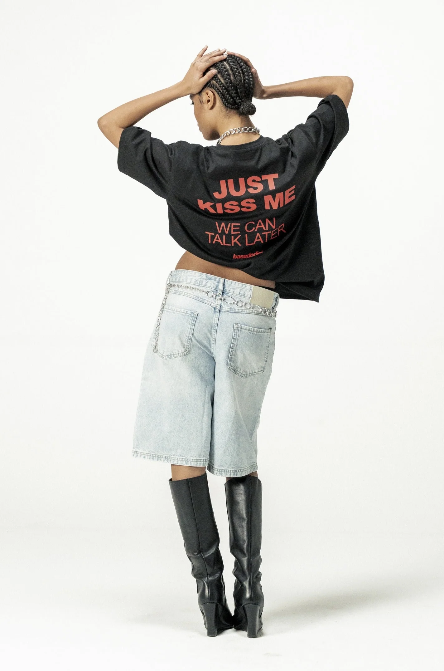 T-Shirt "DIVA" KissMe Black - Image 8