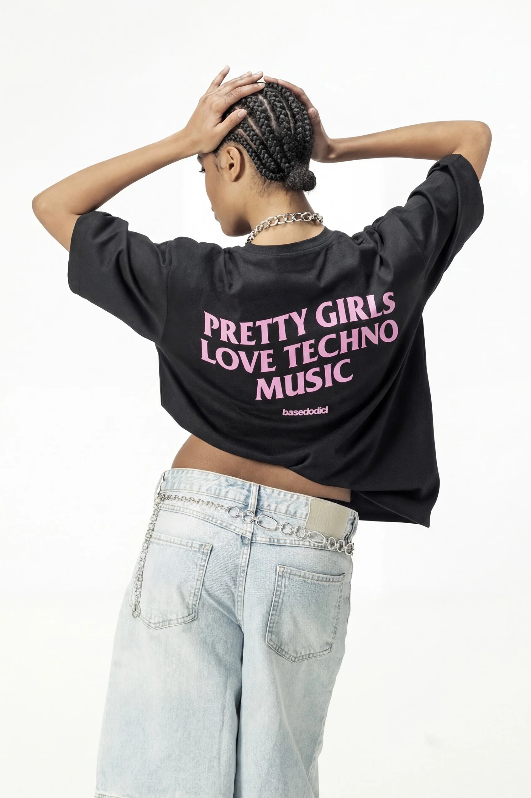 T-Shirt "DIVA" PrettyGirls Black/Pink - Image 3