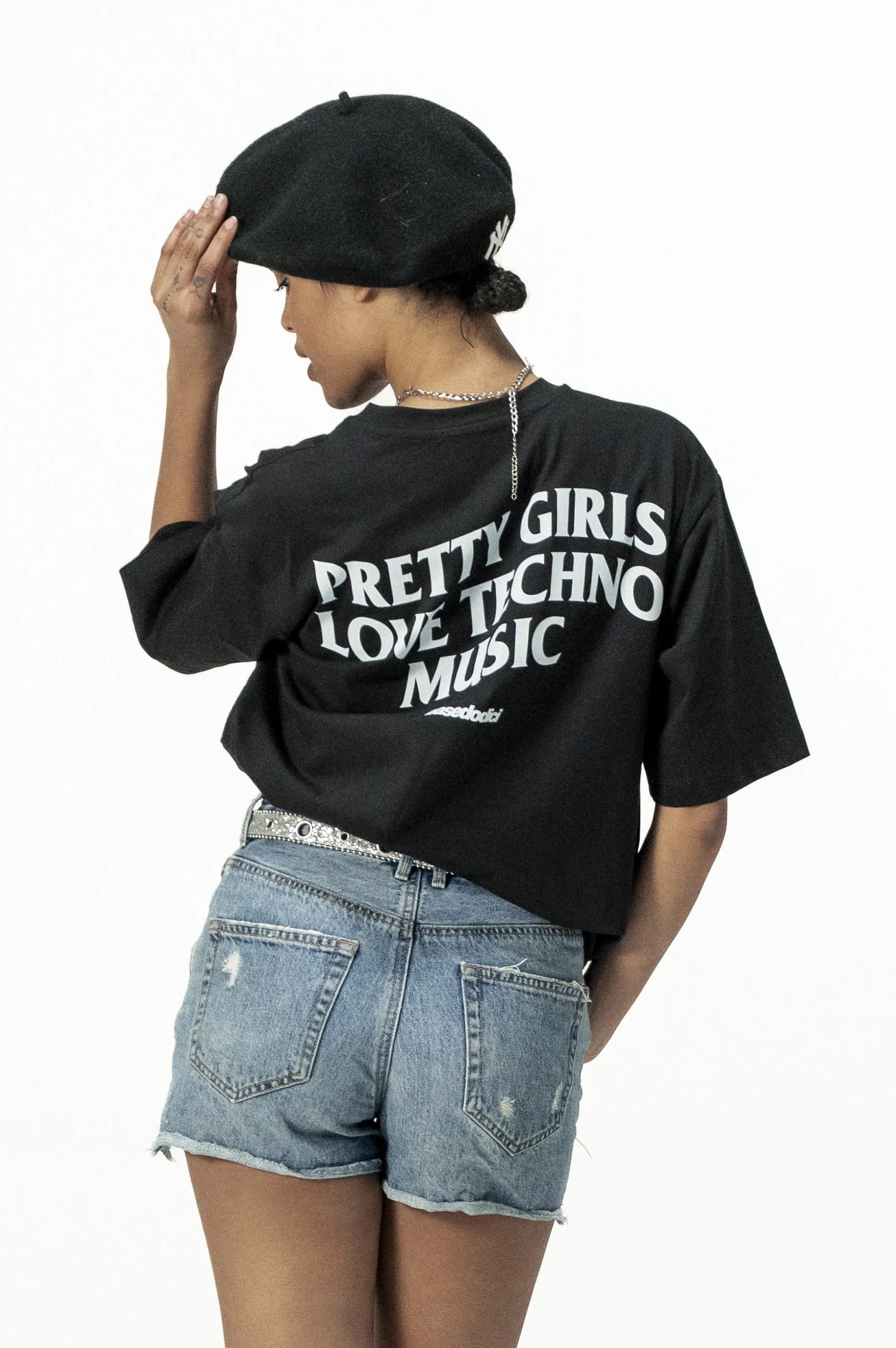 T-Shirt "DIVA" PrettyGirls Black/White