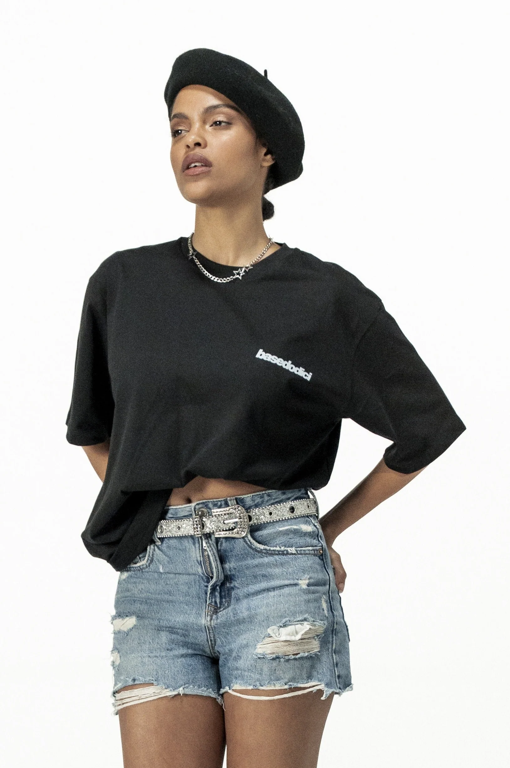 T-Shirt "DIVA" PrettyGirls Black/White - Image 5
