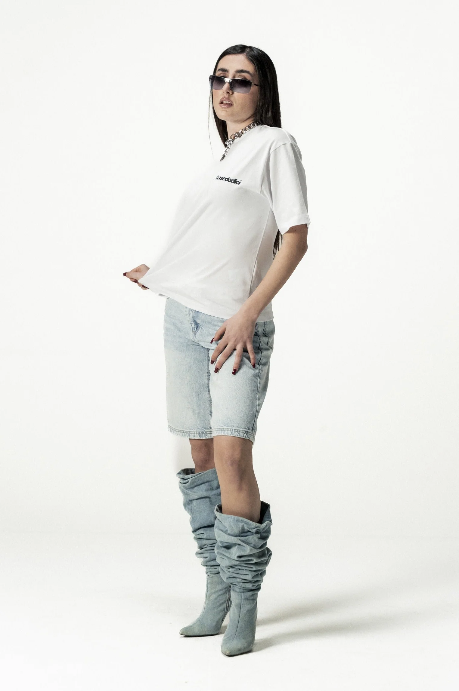 T-Shirt "DIVA" PrettyGirls White/Black - Image 10