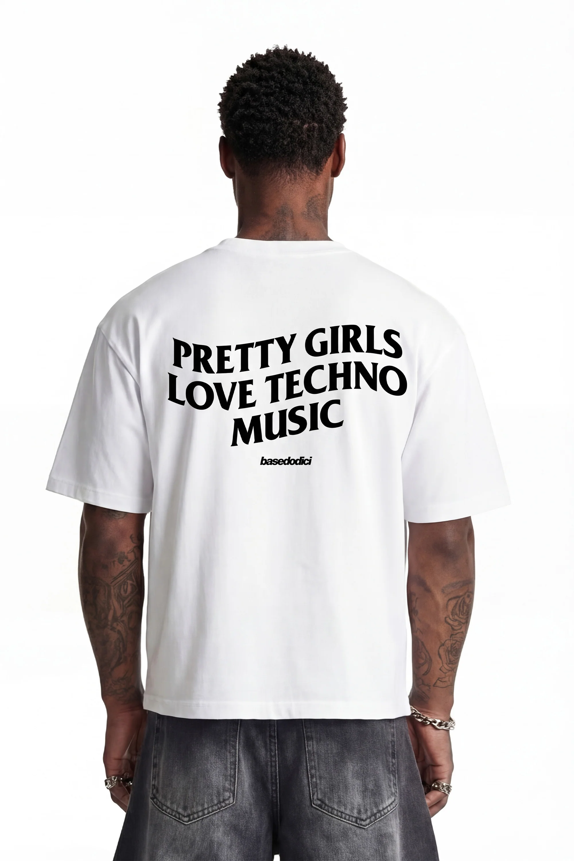 T-Shirt "DIVA" PrettyGirls White/Black - Image 2