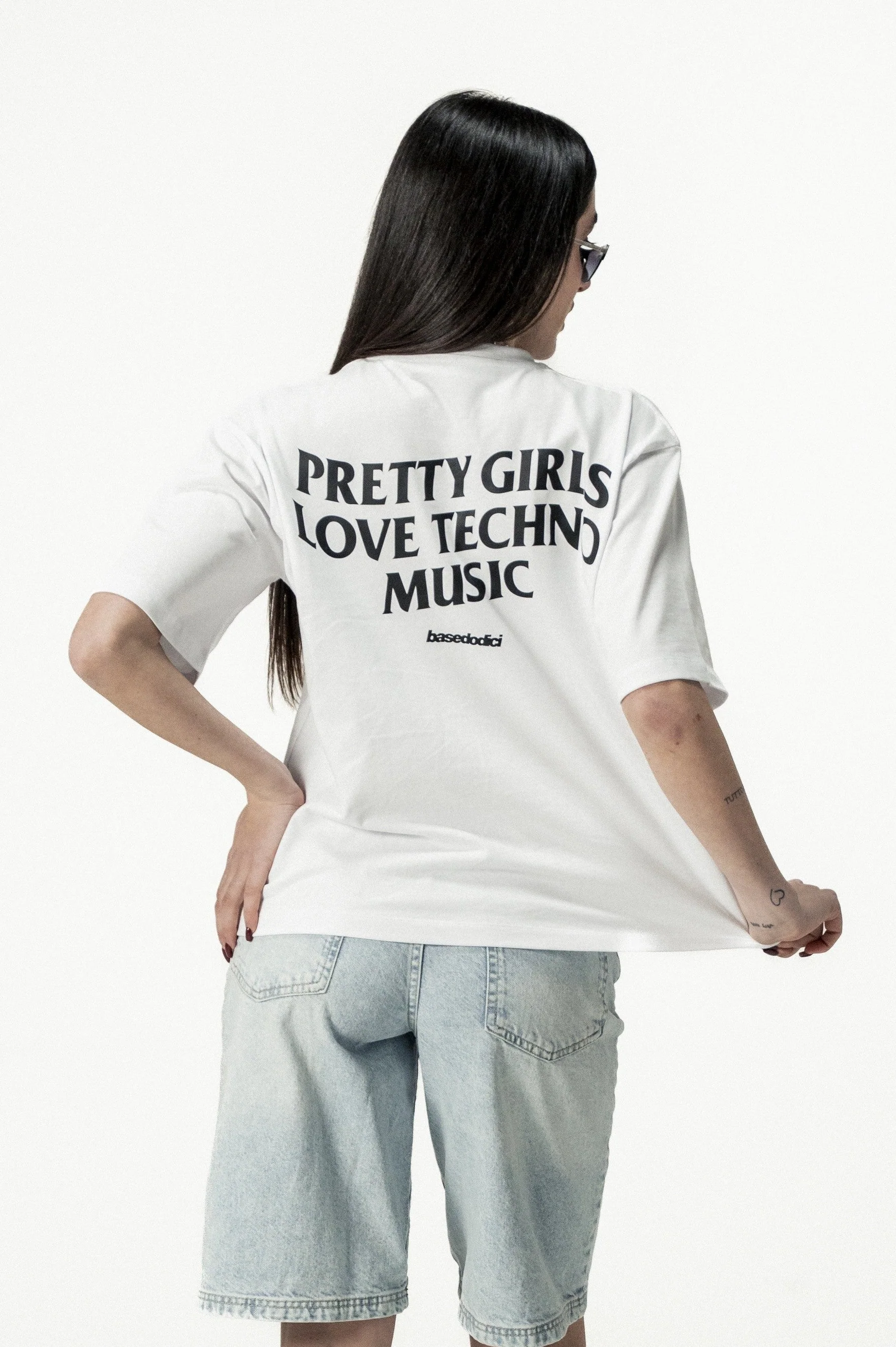 T-Shirt "DIVA" PrettyGirls White/Black - Image 3