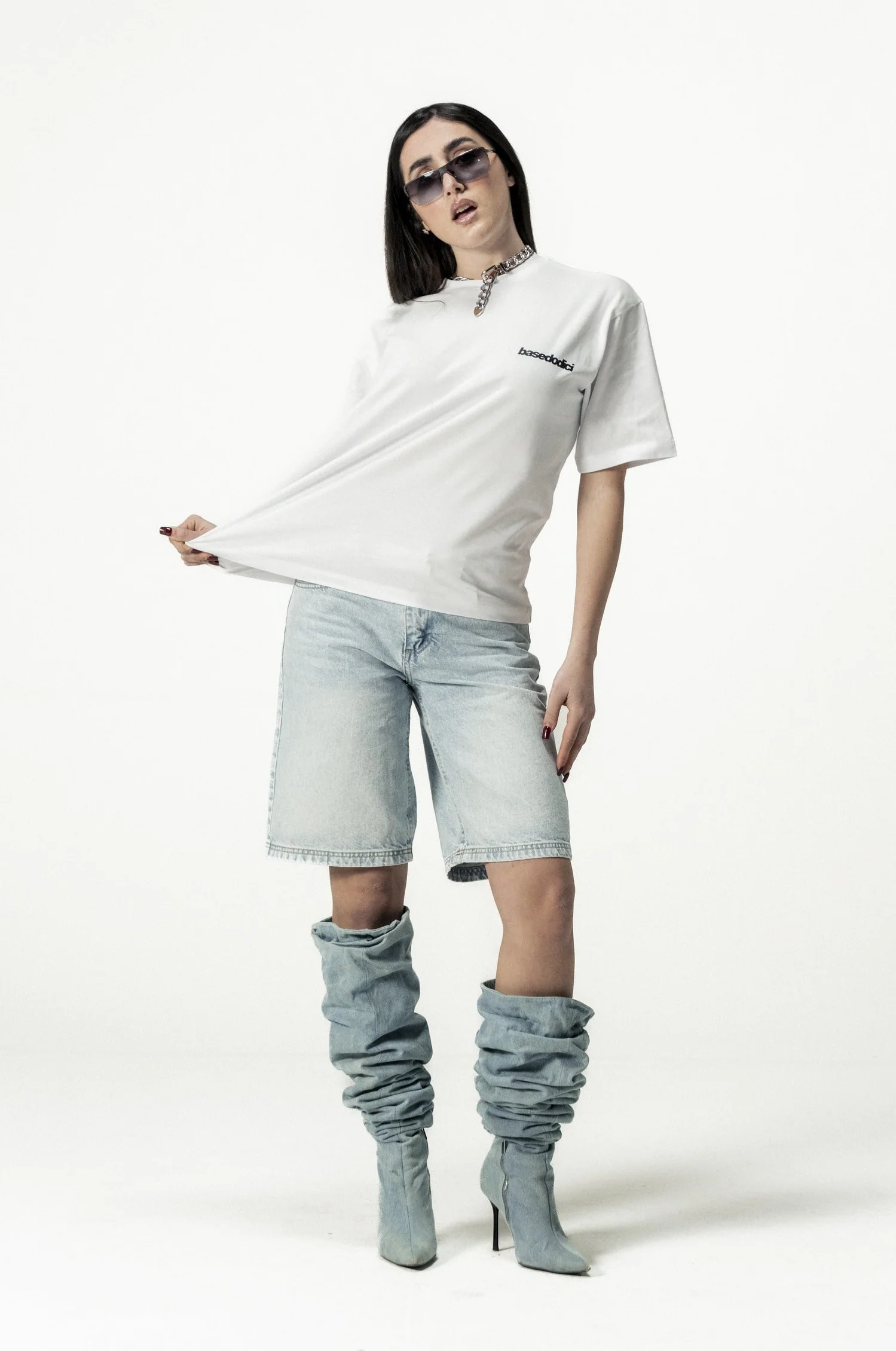 T-Shirt "DIVA" PrettyGirls White/Black - Image 4