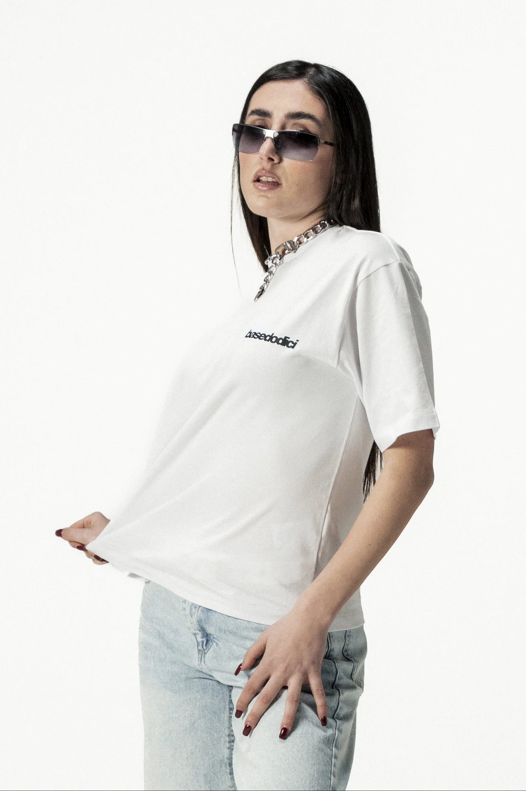 T-Shirt "DIVA" PrettyGirls White/Black - Image 5