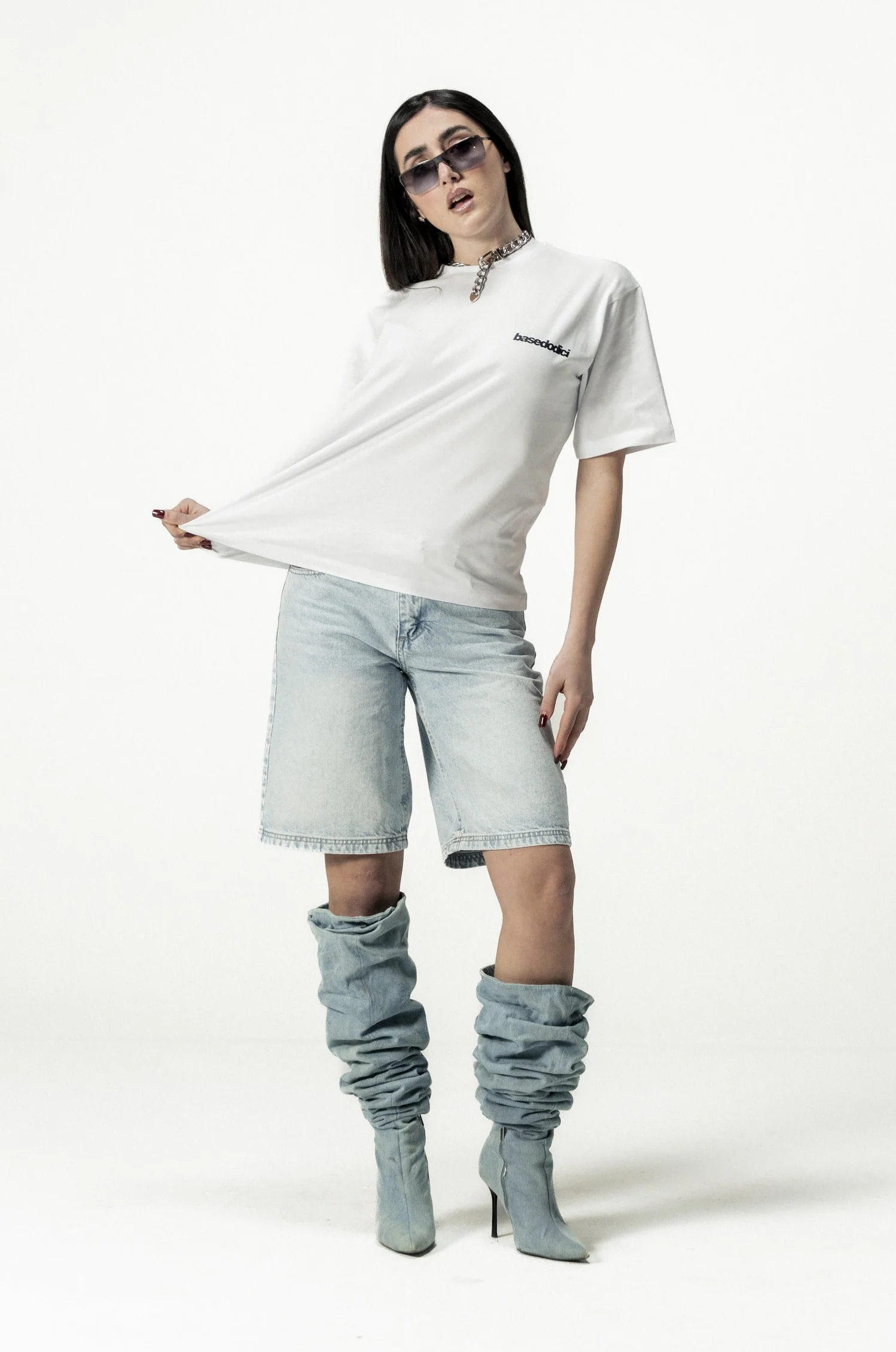 T-Shirt "DIVA" PrettyGirls White/Black - Image 6