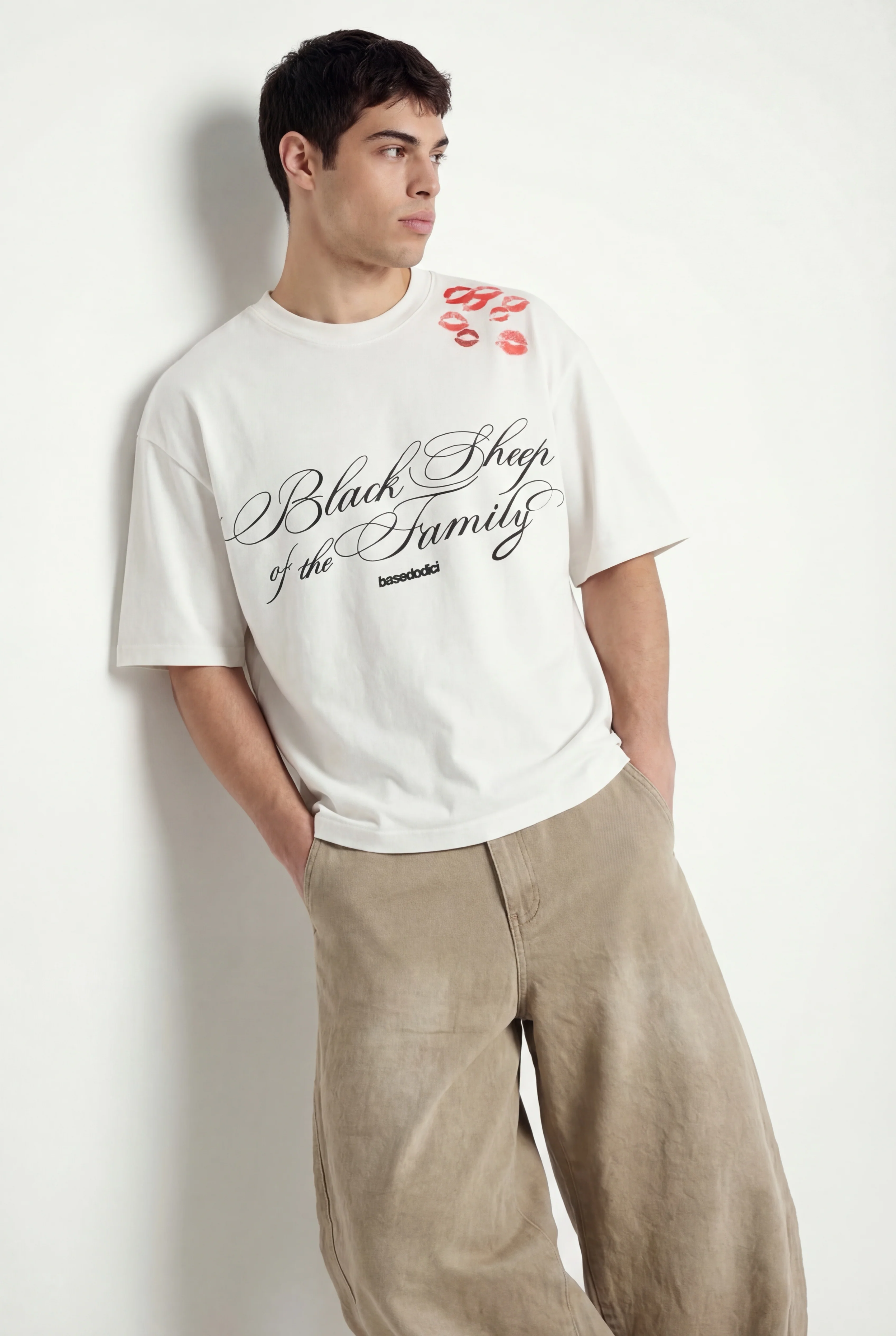 T-Shirt "FOR DREAMERS" Kiss White - Image 5
